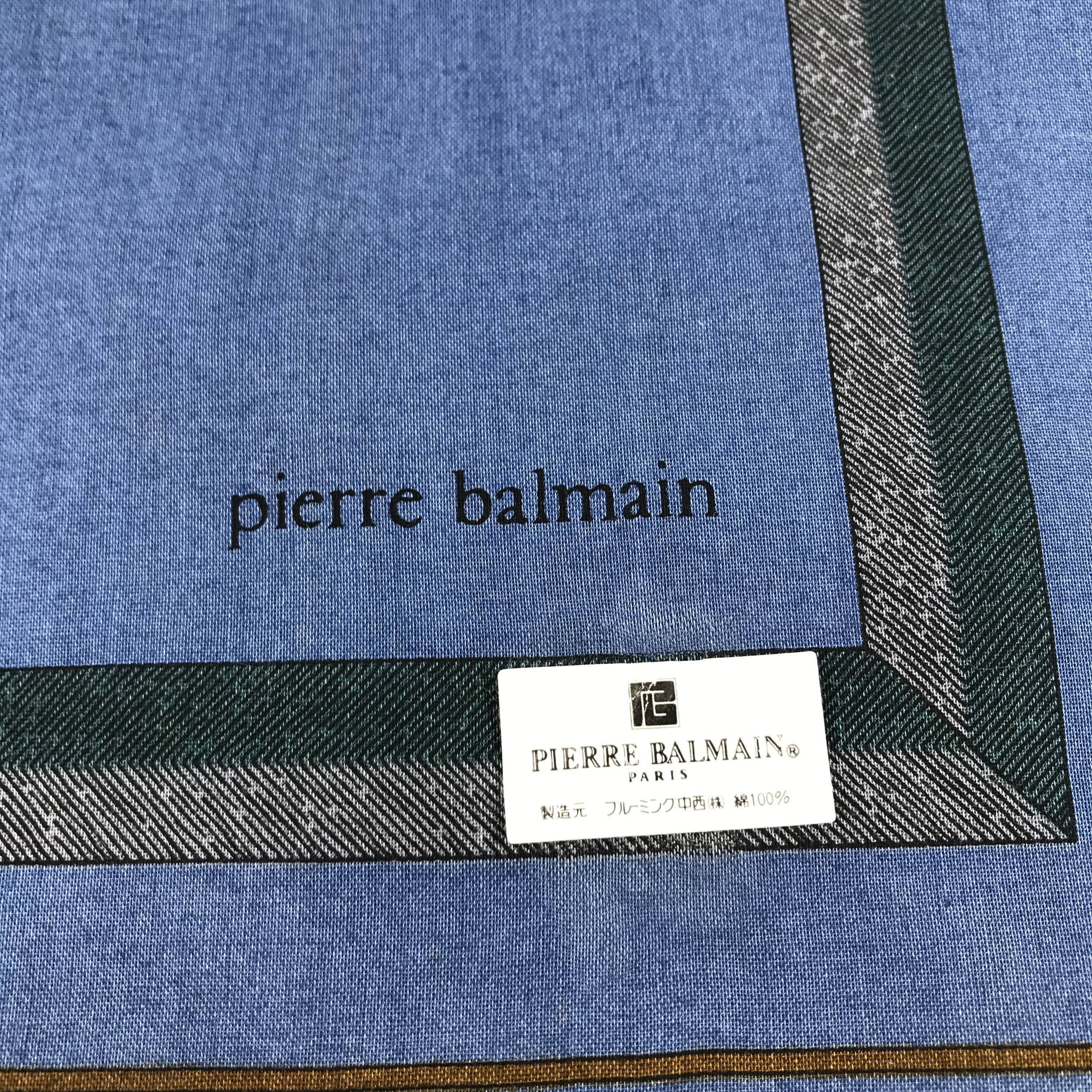 Pierre Balmain × Vintage Pierre Balmain Handkerchief Neckerchief Bandana H211 Size ONE SIZE - 4 Thumbnail