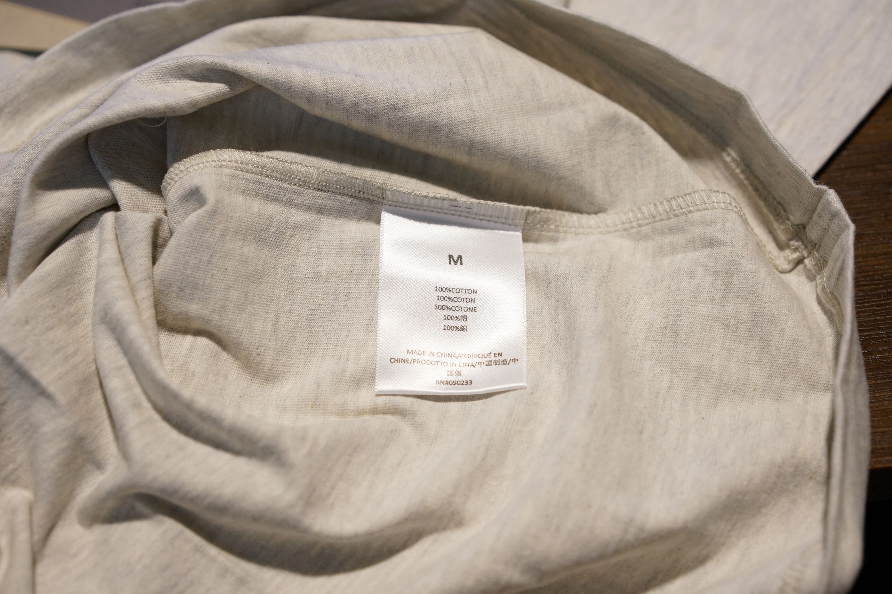 Fear of God Light Oatmeal Tee Size US M / EU 48-50 / 2 - 5 Thumbnail