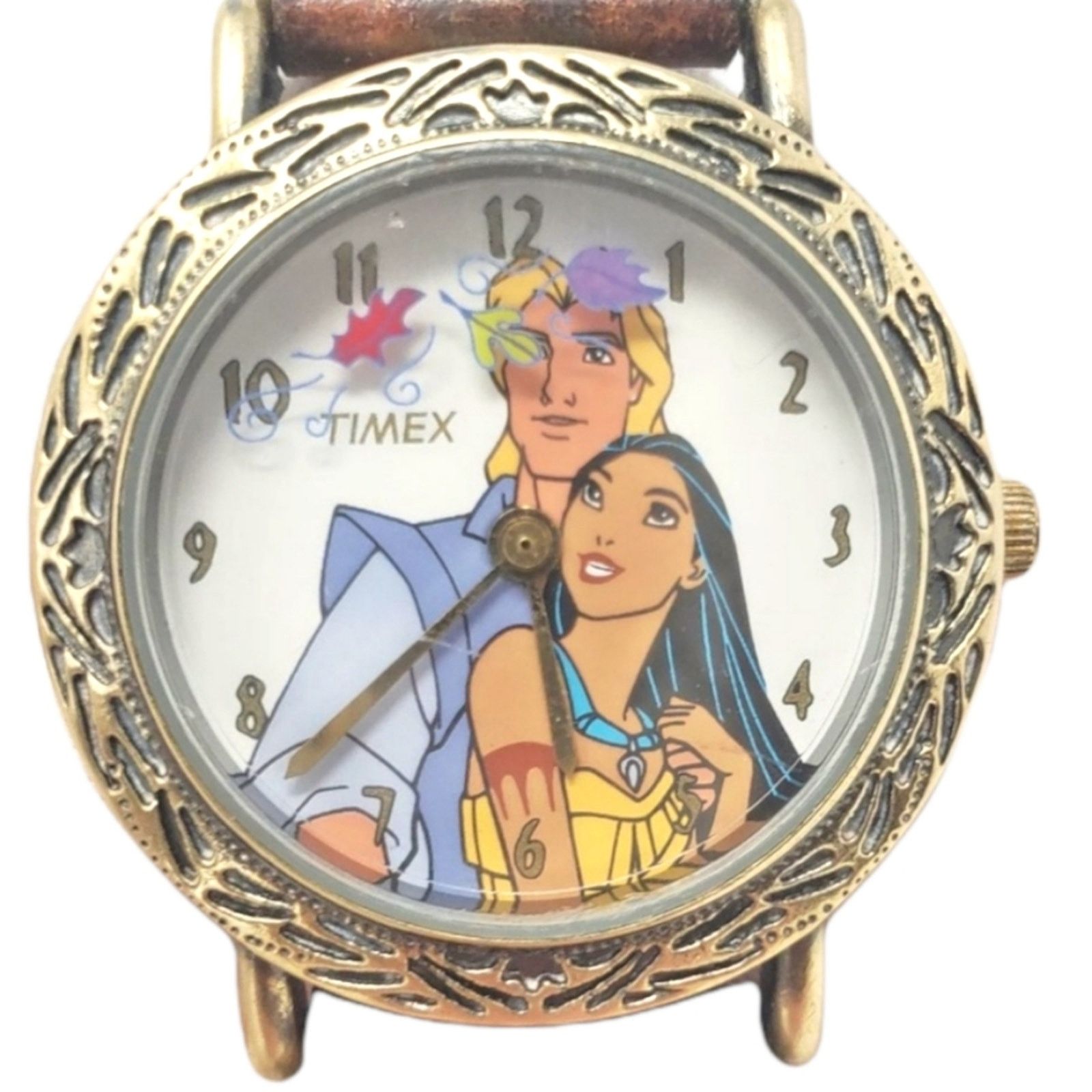 Disney Disney X Timex Pocahontas Moving Levees Brown Band Watch | Grailed