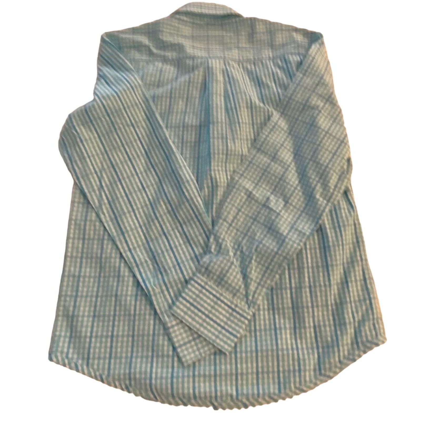 Guy Harvey Guy Harvey Classic Aqua Plaid Long Sleeve Shirt men sz S Size US S / EU 44-46 / 1 - 2 Thumbnail