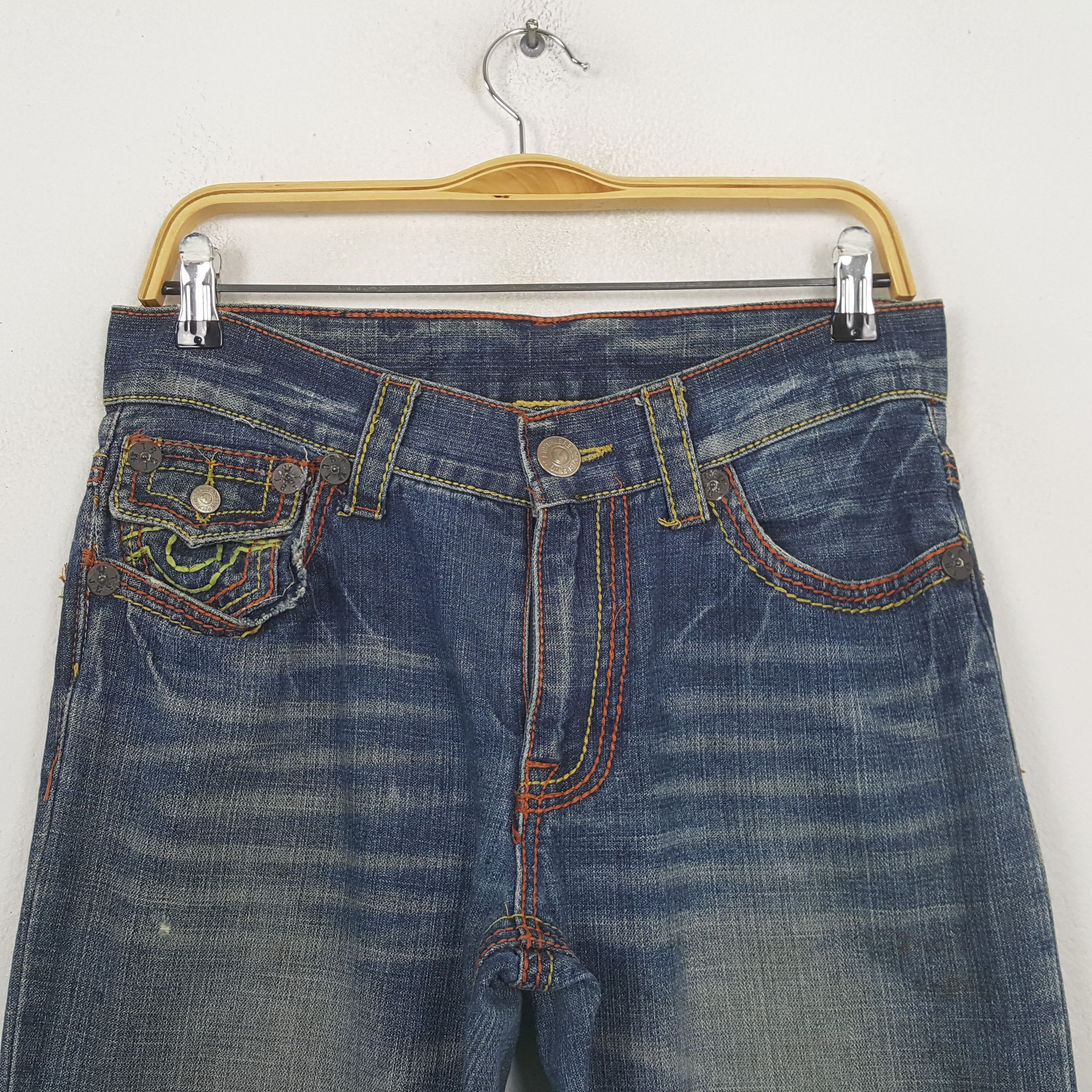 True Religion Vintage True Religion American Denim Brand Jeans C297N23 Size US 30 / EU 46 - 3 Thumbnail