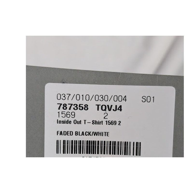 Balenciaga o1rshd1 Inside Out T-Shirt in Black/White Size US M / EU 48-50 / 2 - 21 Thumbnail