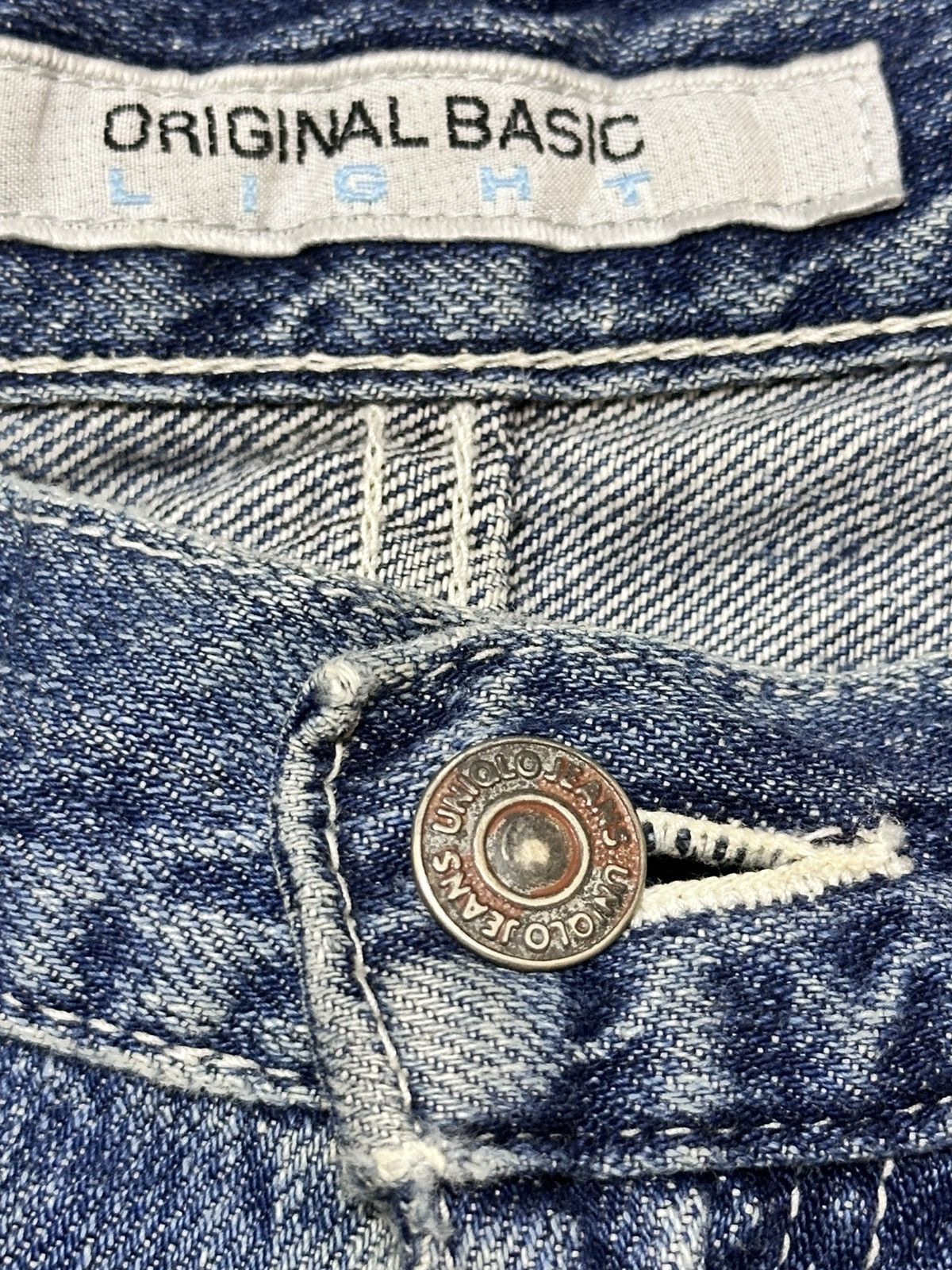 Japanese Brand Uniqlo Distressed Vintage Jeans With Baggy Loose Style Faded Size US 32 / EU 48 - 8 Thumbnail