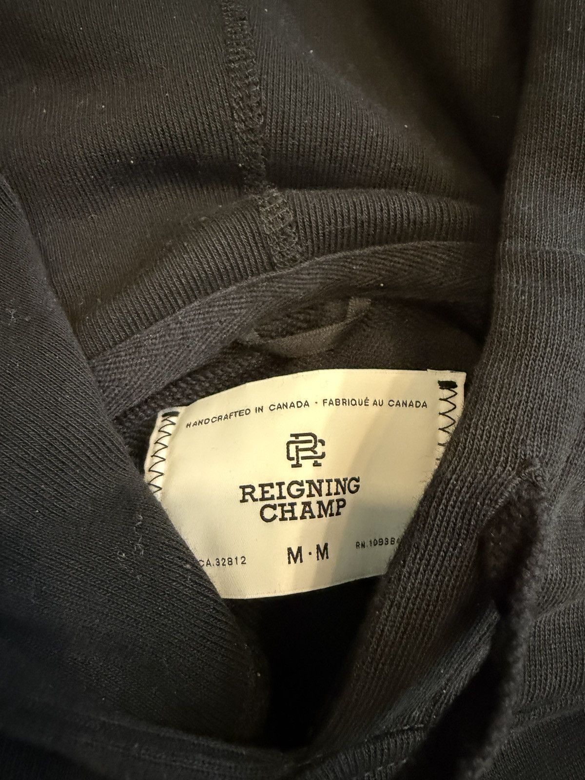 Reigning Champ Reigning Champ Black Lightweight Pullover Sweatshirt (M) Size US M / EU 48-50 / 2 - 2 Thumbnail