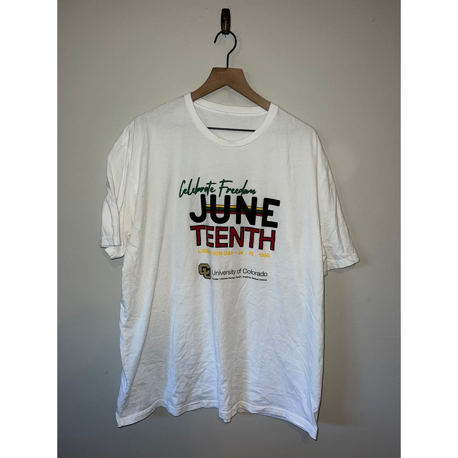 NCAA Juneteenth Shirt Celebrate Freedom Colorado Tee 2XL NCAA Size US XXL / EU 58 / 5 - 1 Thumbnail