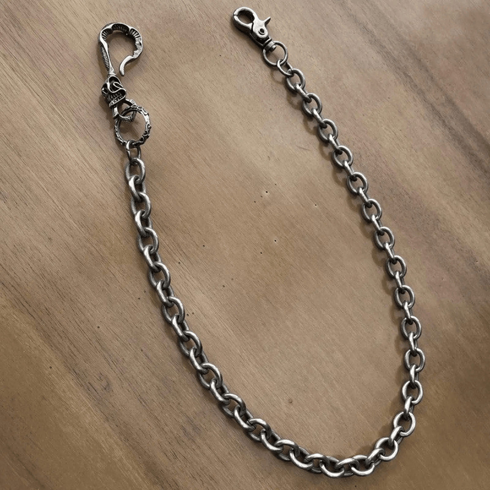 Vintage Death Reaper Wallet Chain, Pants Chain Size ONE SIZE - 3 Thumbnail