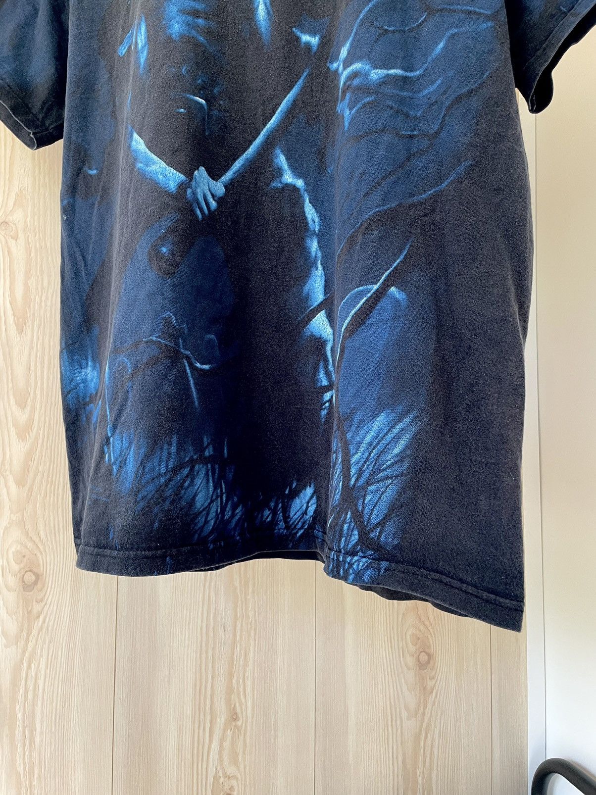 Iron Maiden × Vintage Rare Iron Maiden Overprint Vintage AOP T-Shirt Size US L / EU 52-54 / 3 - 5 Thumbnail