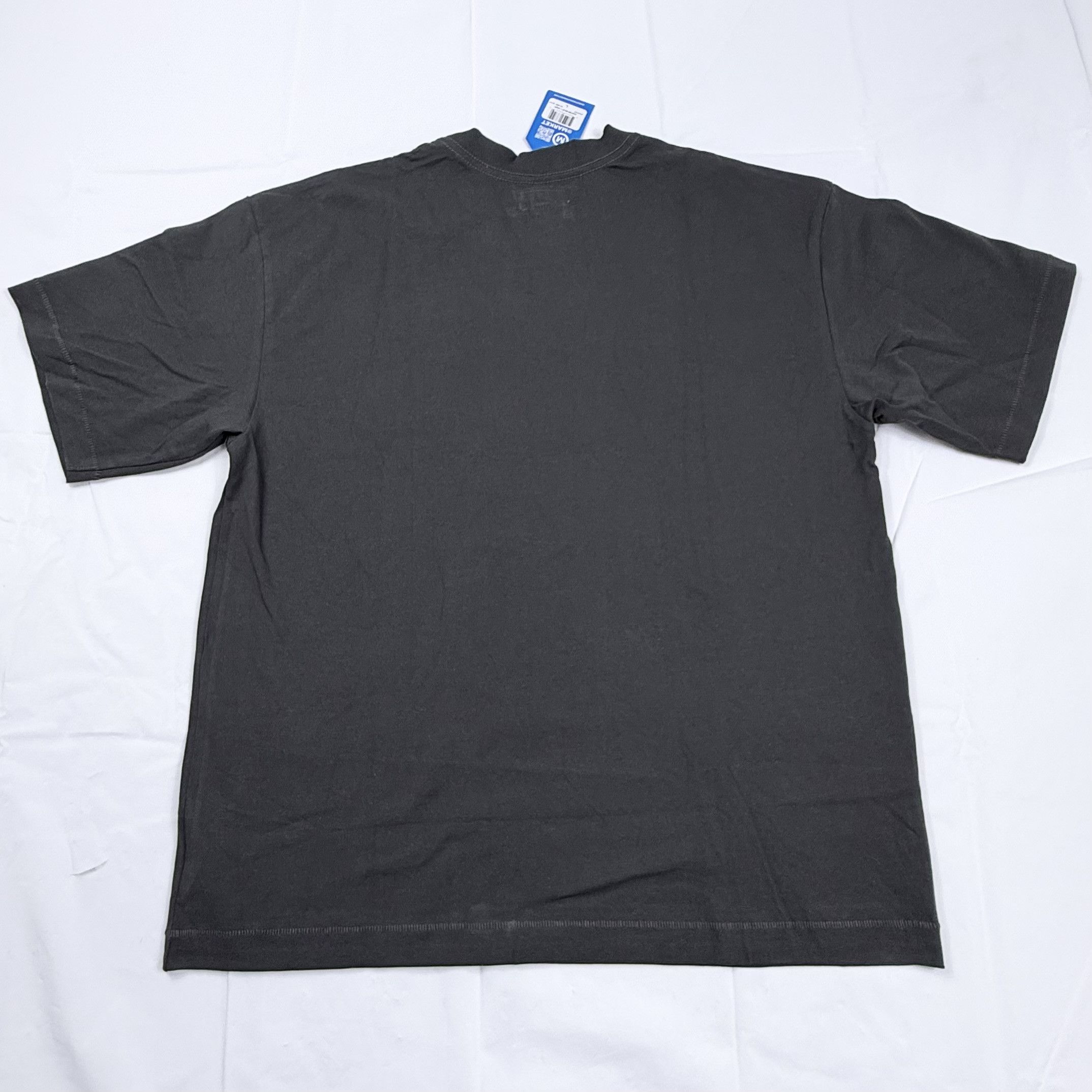 Market Market Hunter Bear T-Shirt Washed Black Graphic Tee Mens Size US L / EU 52-54 / 3 - 4 Thumbnail