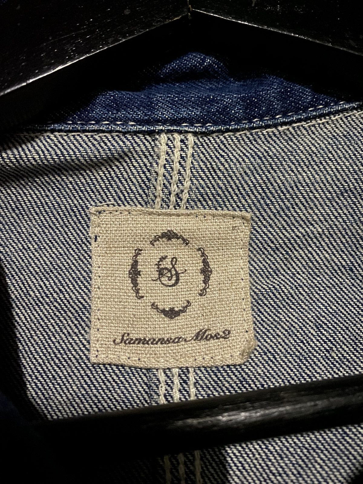 Japanese Brand Samansa Mos2 Jeans Indigo Denim Chore Jacket Workwear Style Size M / US 6-8 / IT 42-44 - 12 Thumbnail