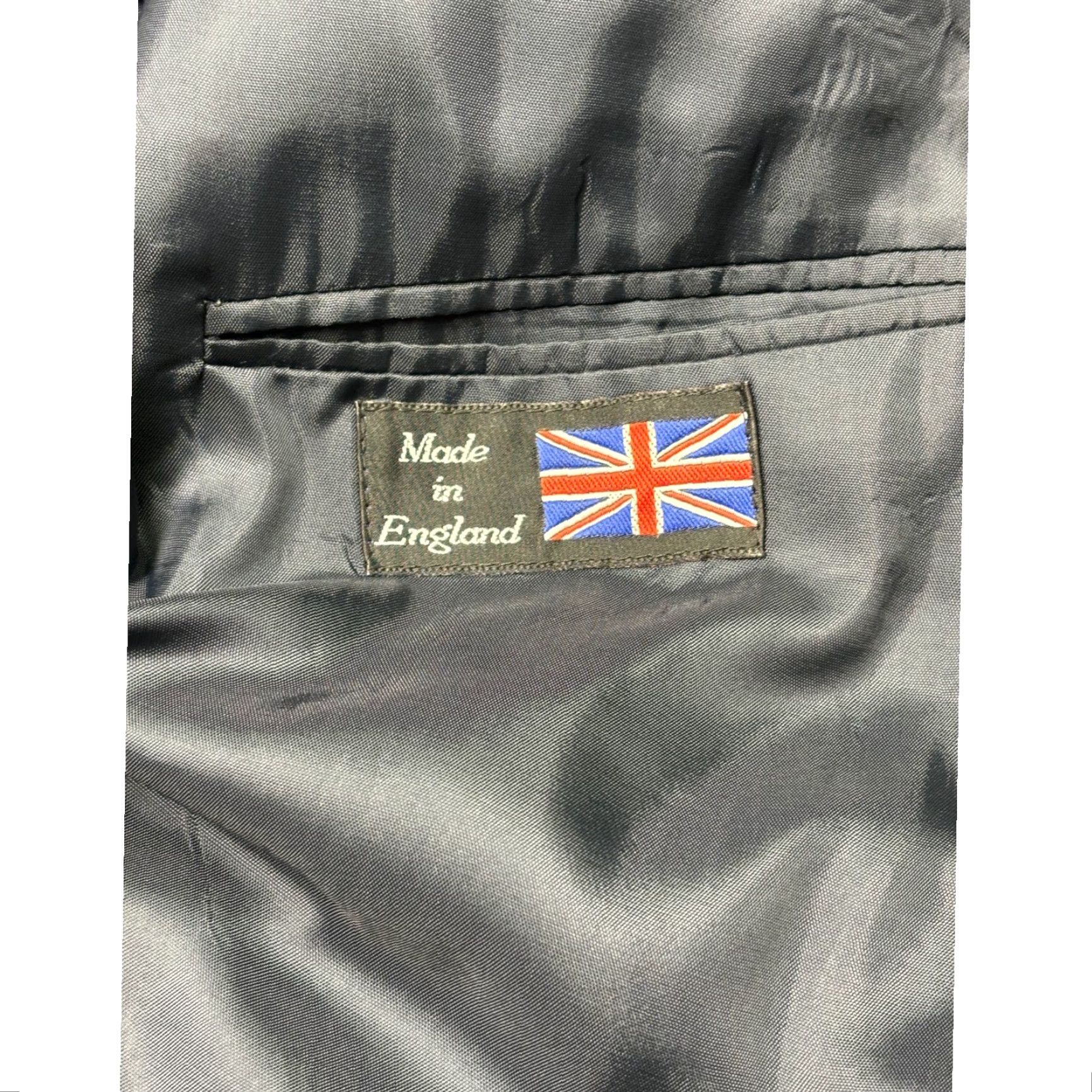 Doublet Alexandre of England Blazer Men’s Black Pinstripe Double Breasted 44 Short Blazer Black Mens 44 Short Formal Workwear Vintage-Style? Size 44R - 6 Thumbnail