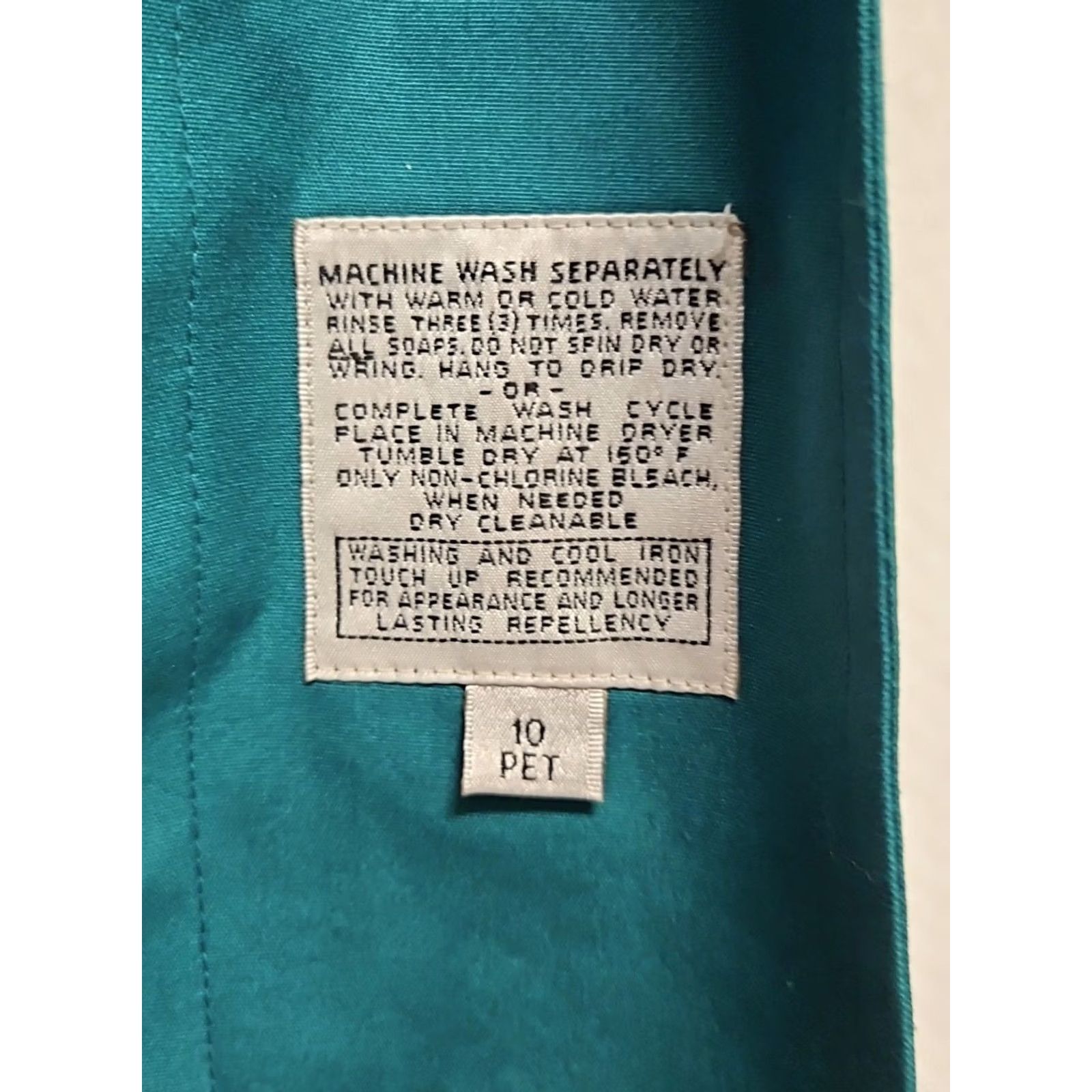 London Fog London Fog Trench Coat Teal 10P Belted Plaid Lined Limited Edition Womens Casual Business Travel Size L / US 10 / IT 46 - 5 Thumbnail