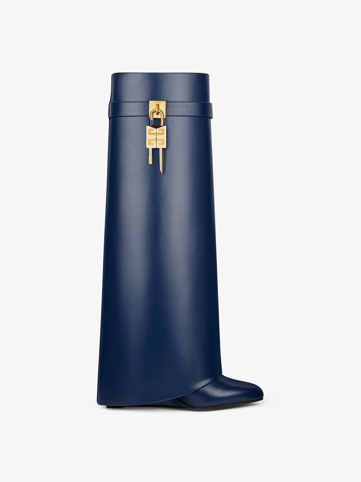 Givenchy oc11z0725 Shark Lock Boots in Blue Size US 7 / IT 37 - 1 Thumbnail