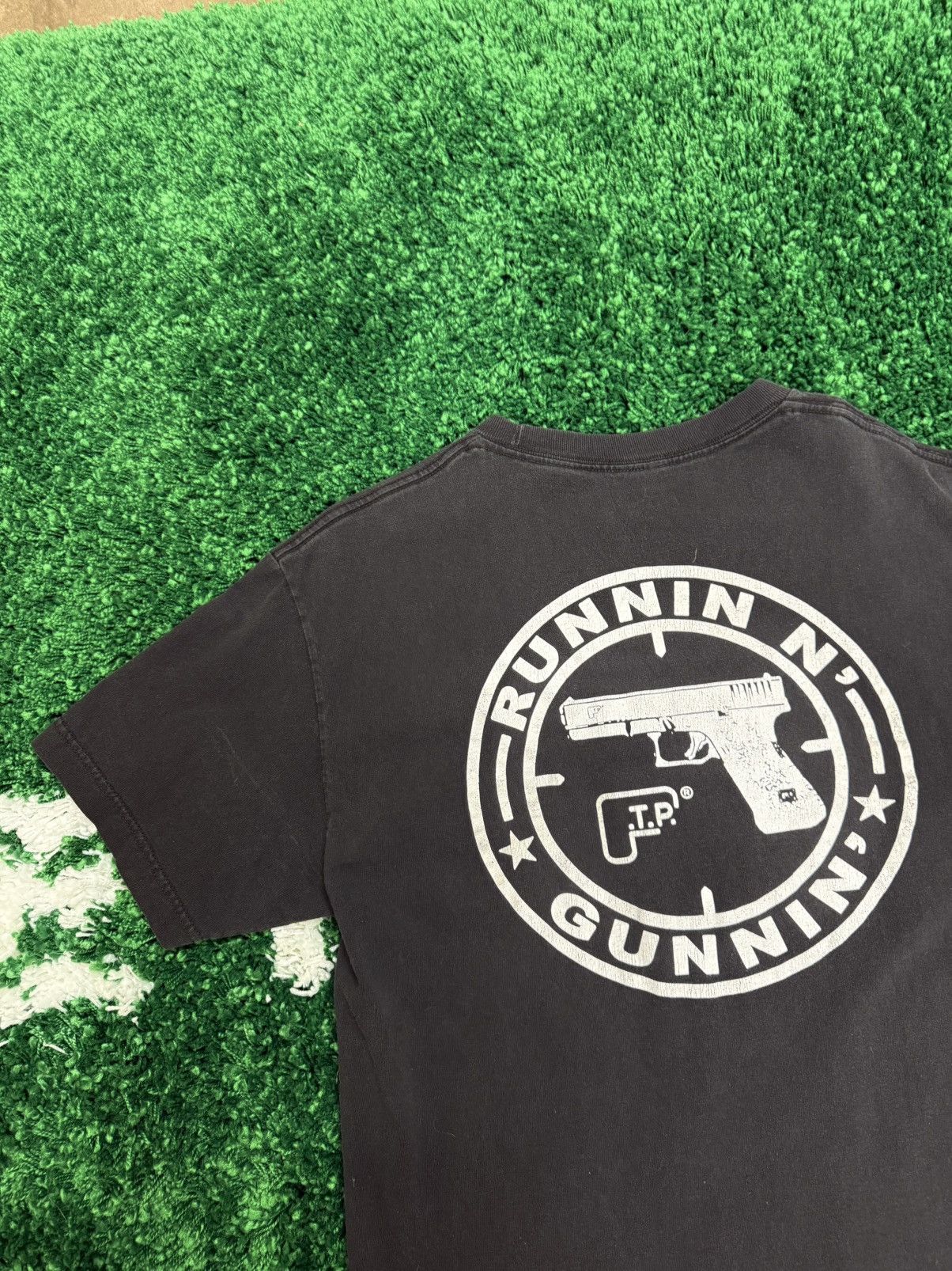 OG Fuck The Population Glock Logo Tee Black Medium