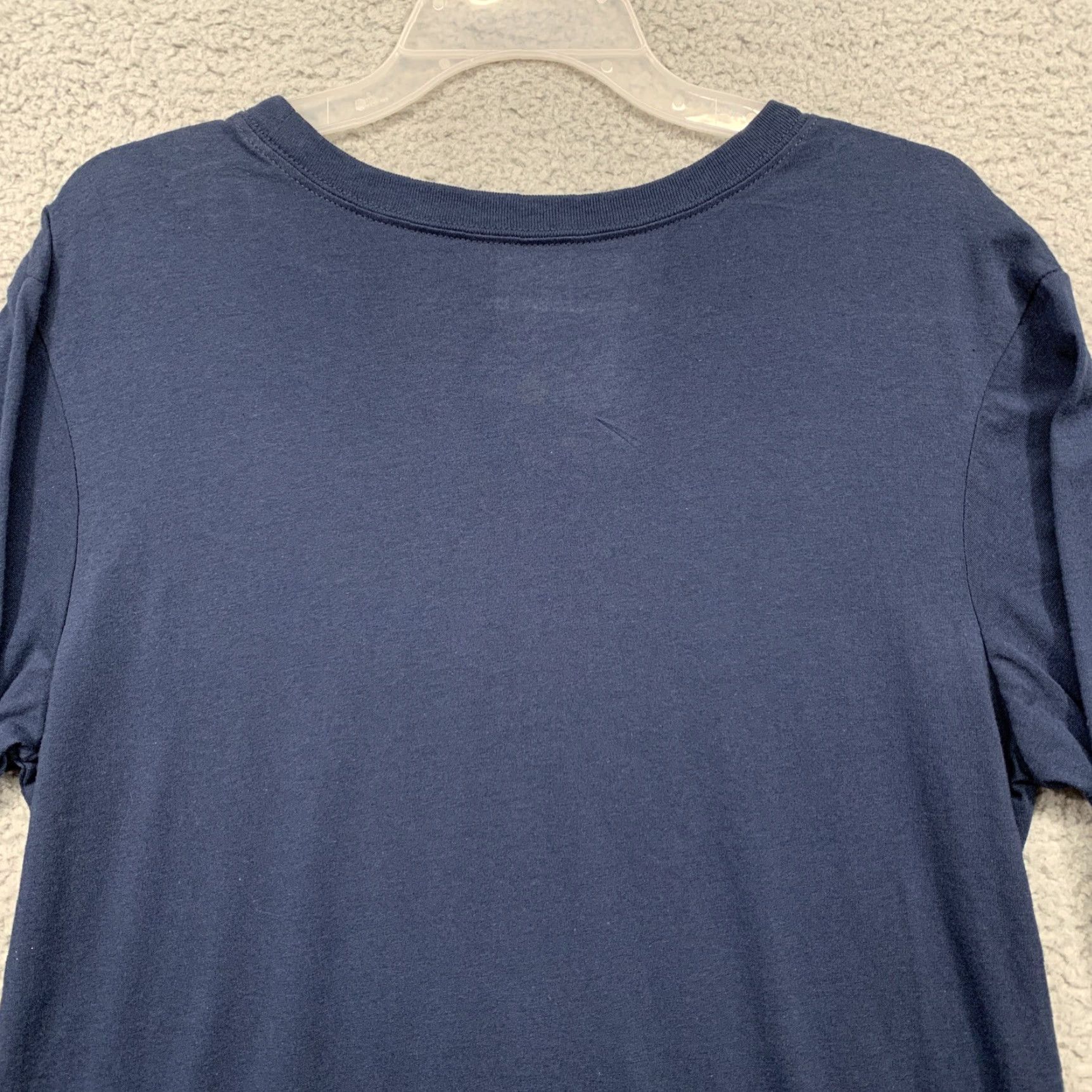 Vintage Zoe + Liv Shirt Women Size Large Long Sleeve Navy Blue White Hugs & Knishes NWT Size L / US 10 / IT 46 - 5 Thumbnail