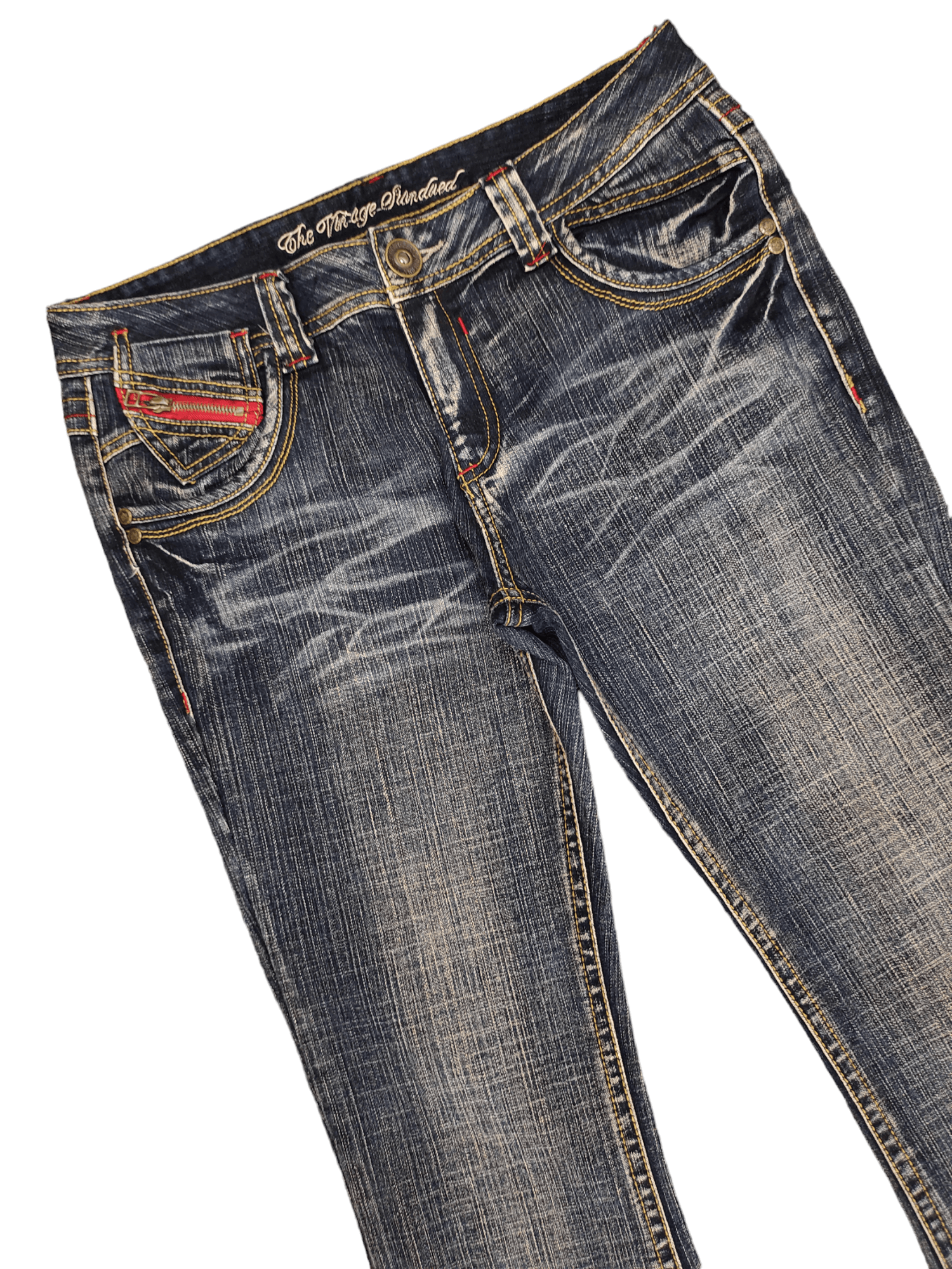 Hysteric Glamour × Undercover Flare Jeans The Vintage Faded Low Rise Boot Cut Y2k Goa lgb Size US 31 - 5 Thumbnail