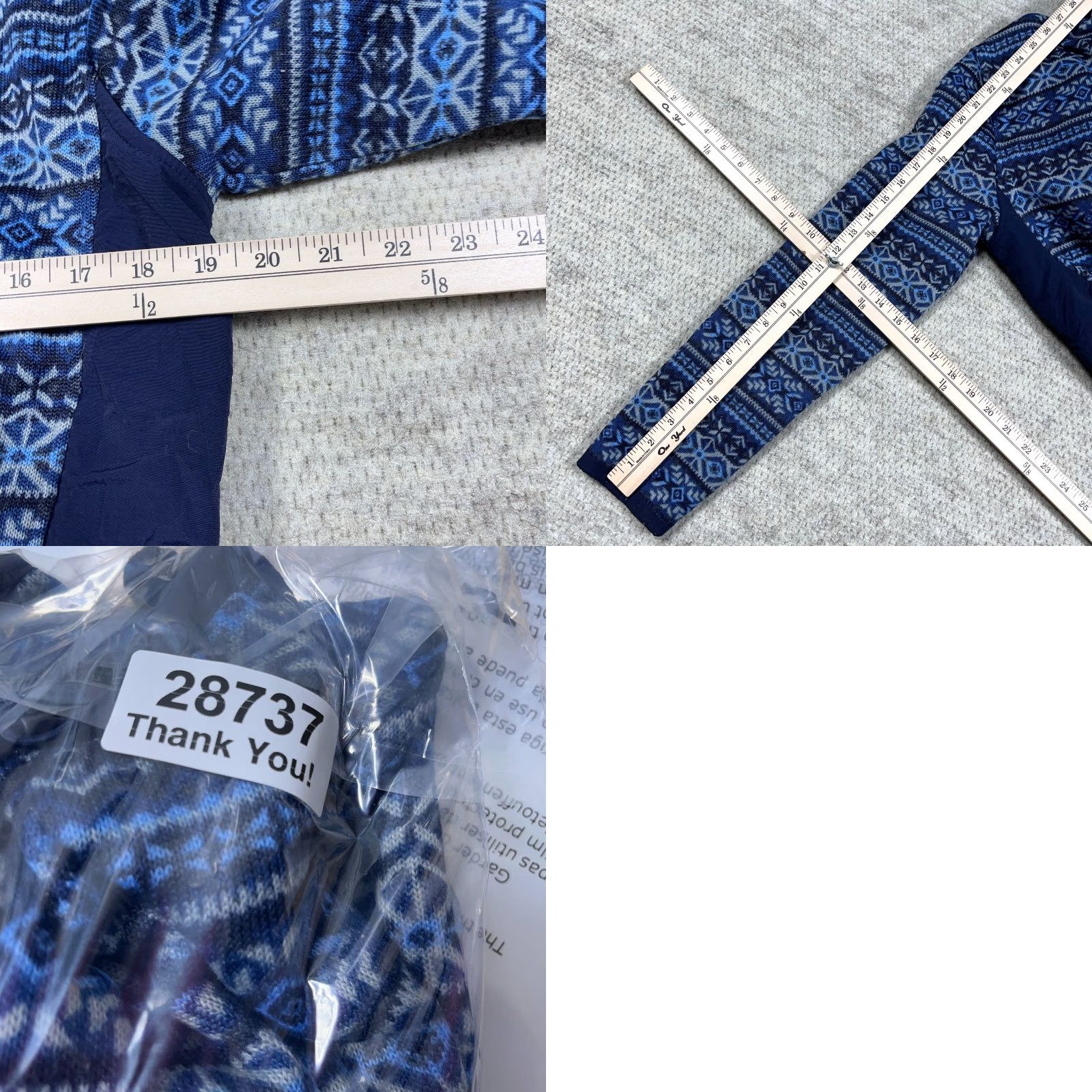 Vineyard Vines Vineyard Vines Sweater Small Blue Full Zip Jacket Nordic Southwestern Women Size S / US 4 / IT 40 - 8 Thumbnail