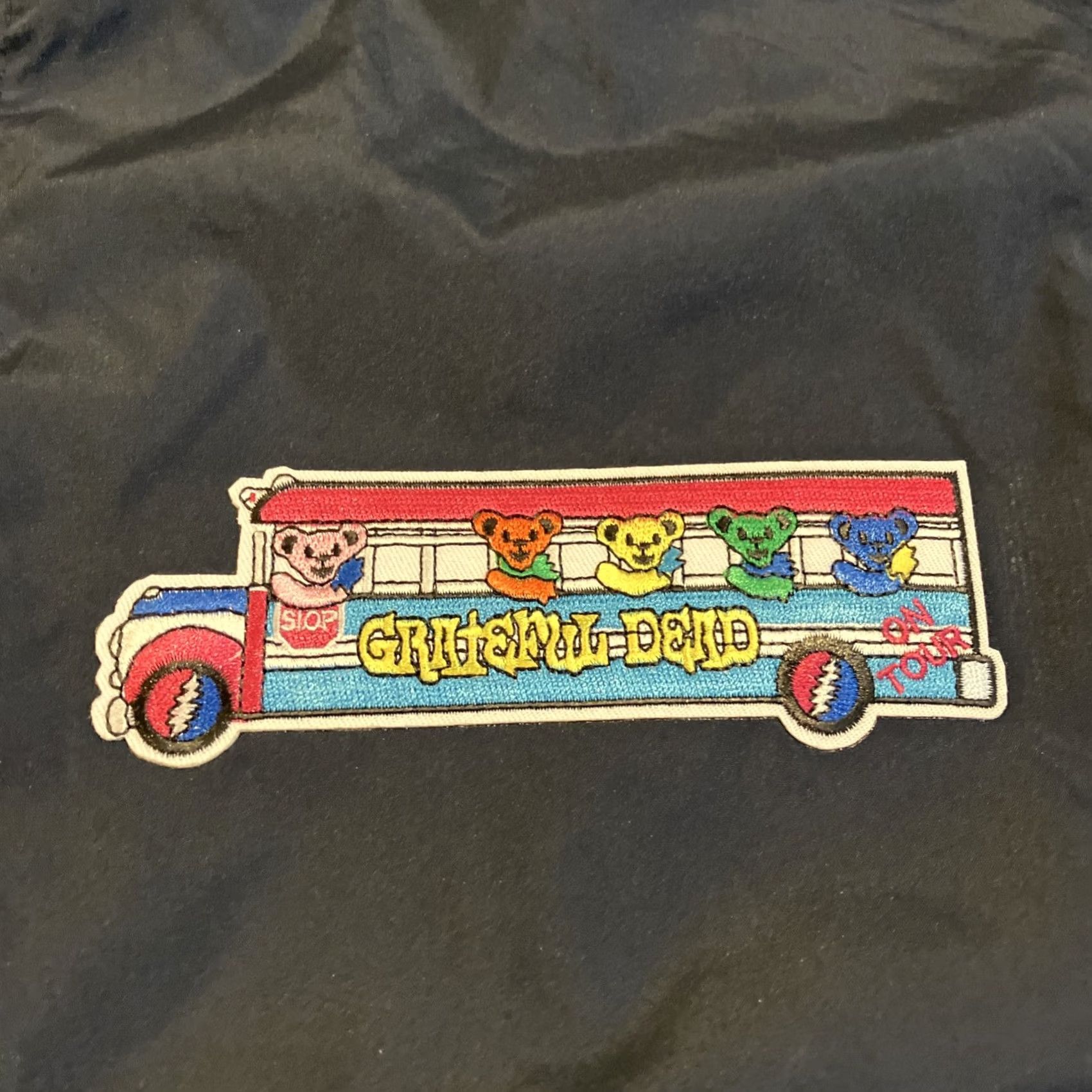 Vintage Grateful Dead Charles River Rain Pullover Jacket Packable CUSTOM 1/2 Zip Blue S Men Size US S / EU 44-46 / 1 - 2 Thumbnail