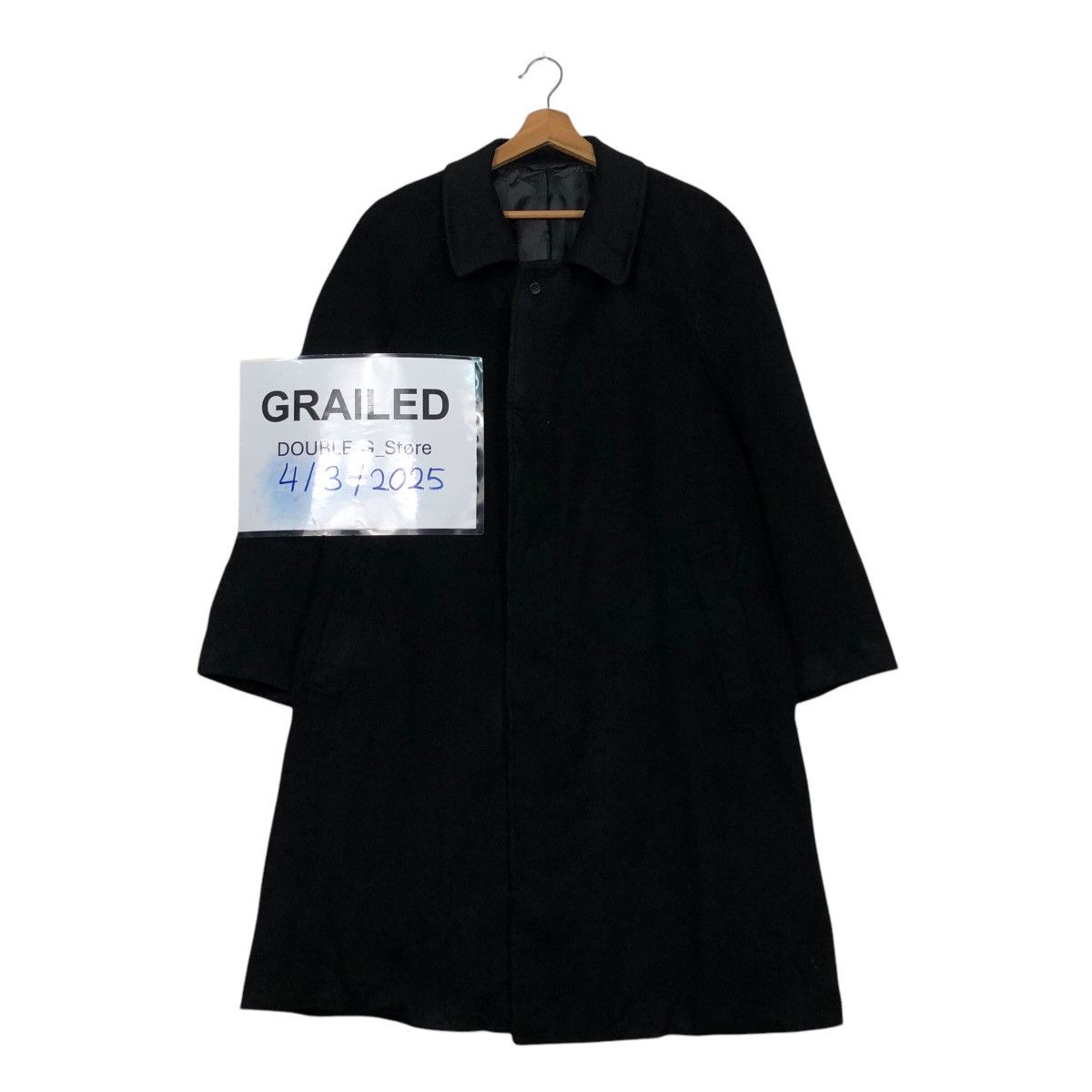 Japanese Brand × Vintage 📌Vintage Wool Long Jacket Valentino Rudy Italy Issey Miyake Size US L / EU 52-54 / 3 - 1 Thumbnail