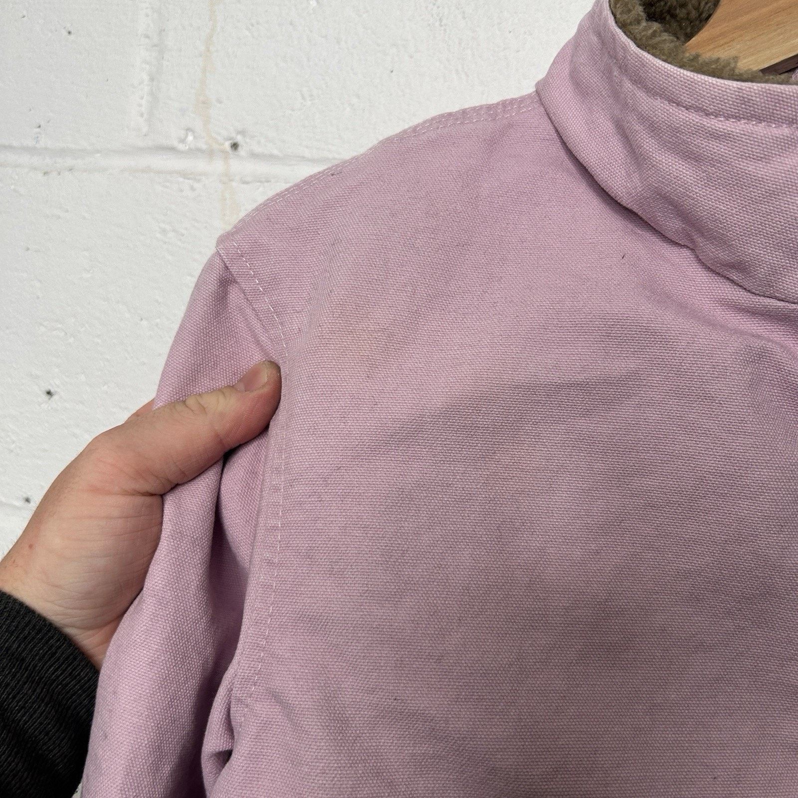 Carhartt Carhartt Sherpa-Lined Canyon Jacket “Light Pink” WJ022 FPL Size S / US 4 / IT 40 - 8 Thumbnail
