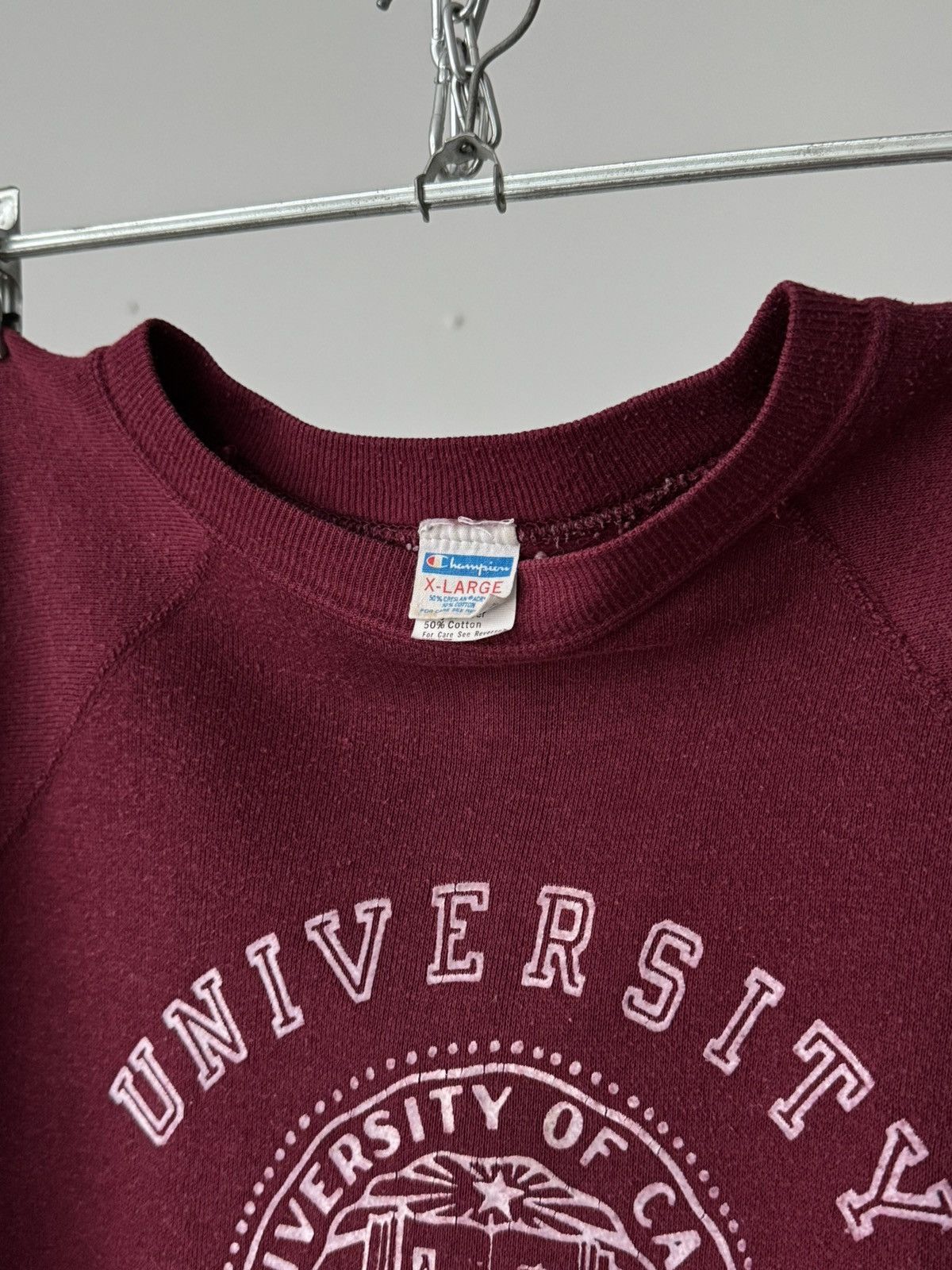Champion × Vintage 1970s Vintage Champion USA UCLA Reverse Weave Sweatshirt Size US XL / EU 56 / 4 - 5 Thumbnail
