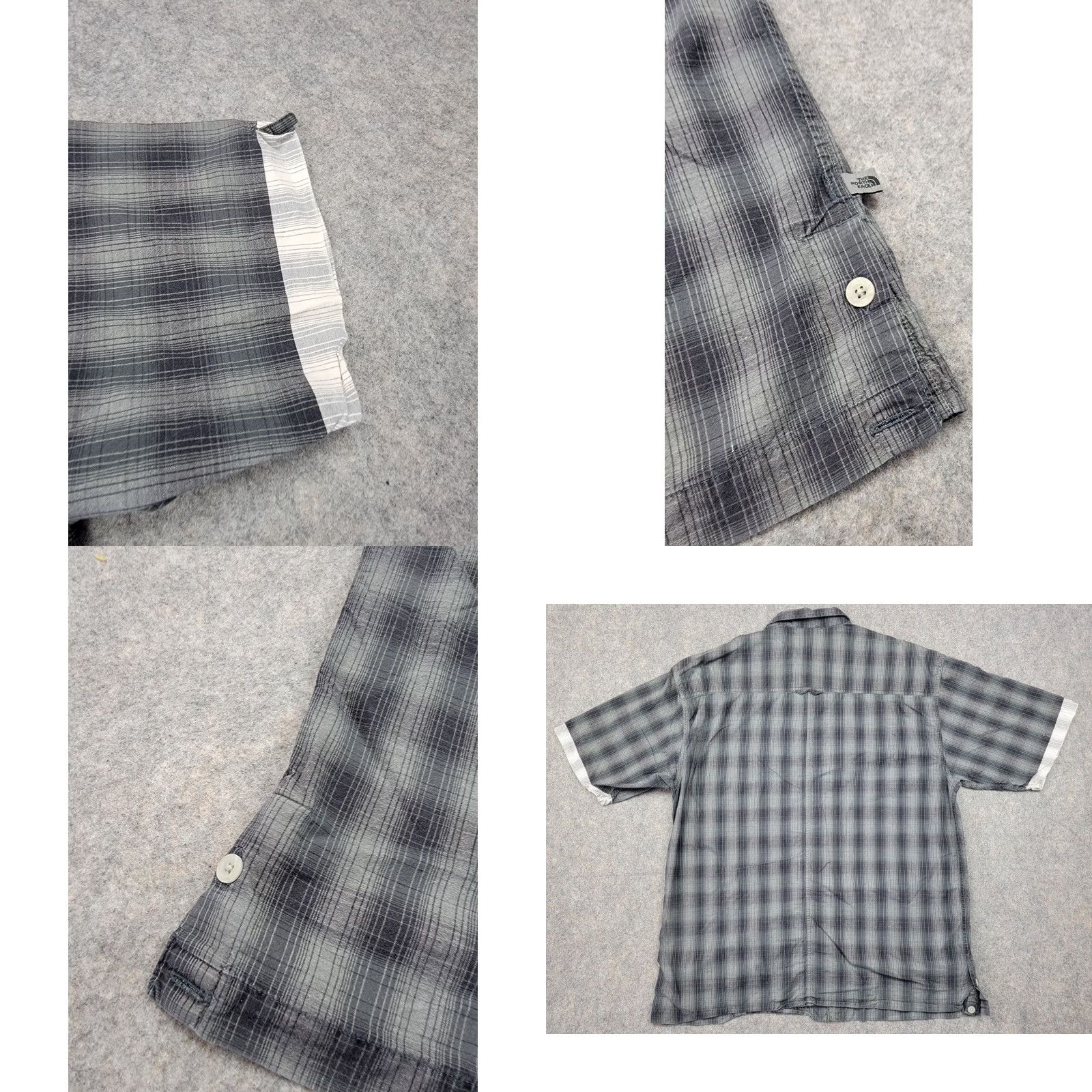 The North Face The North Face Shirt Mens Large Gray Black Plaid A5 Series Outdoor Adventure Size US L / EU 52-54 / 3 - 8 Thumbnail