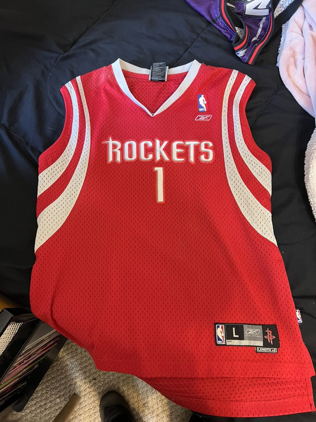 Reebok Houston Rockets Tracy McGrady Rockets store Jersey