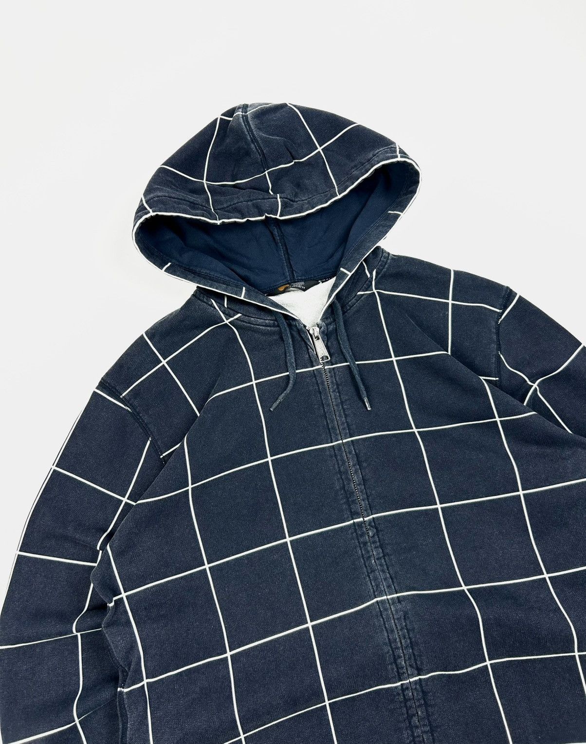 Carhartt Vintage Carhartt Hooded Fence Jacket Plaid Hoodie Y2K Size US L / EU 52-54 / 3 - 5 Thumbnail