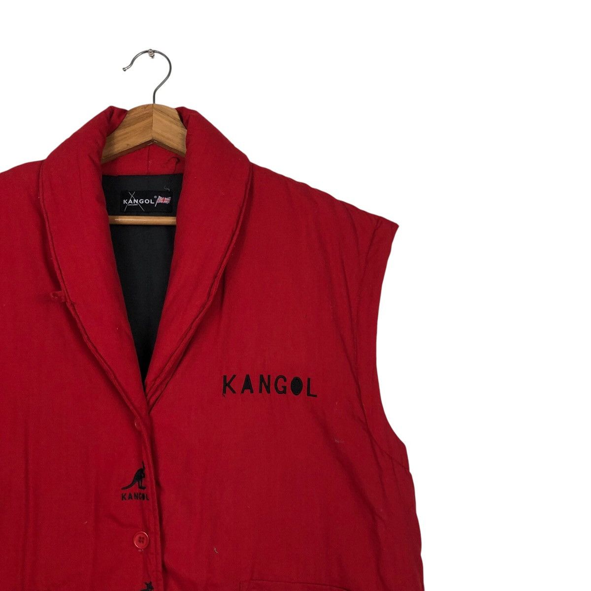 Japanese Brand × Vintage 📌Vintage Tanktop Sleeveless Kangol Big Logo Streetwear Size US M / EU 48-50 / 2 - 7 Thumbnail
