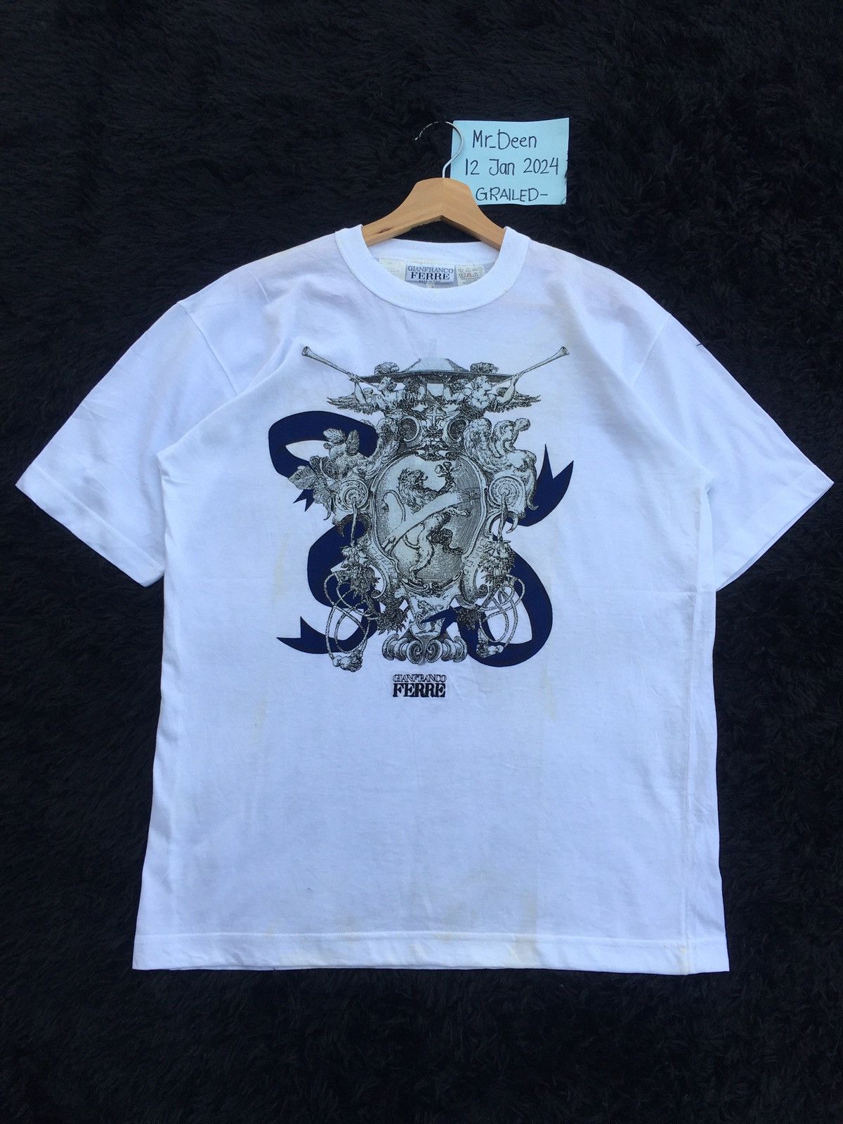 Gianfranco Ferre Rare Vintage Gianfranco Ferre Italy Tshirt Size US L / EU 52-54 / 3 - 2 Thumbnail