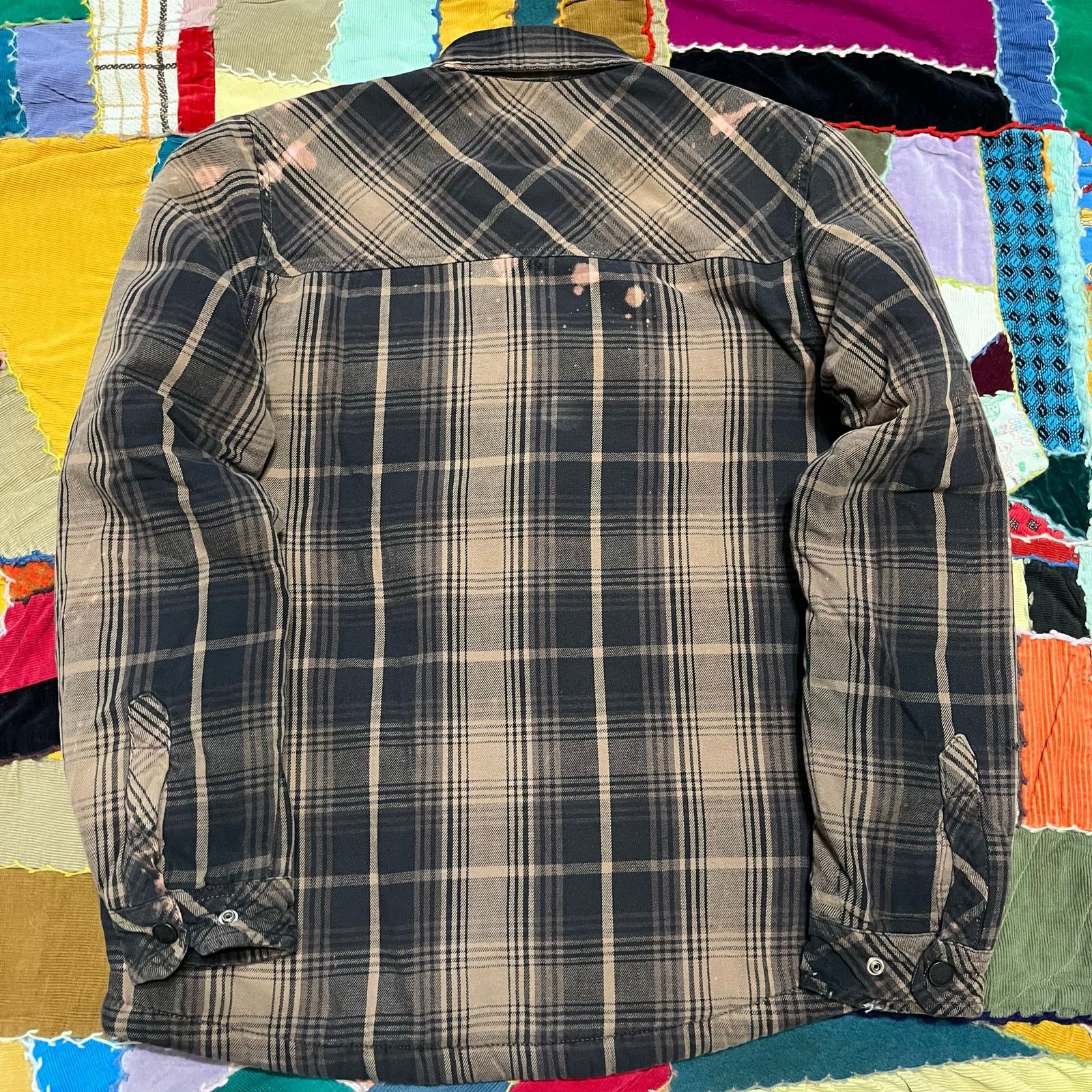 Dickies Dickies Lined Brown/Black Plaid Button Up Jacket Small Size US S / EU 44-46 / 1 - 2 Thumbnail