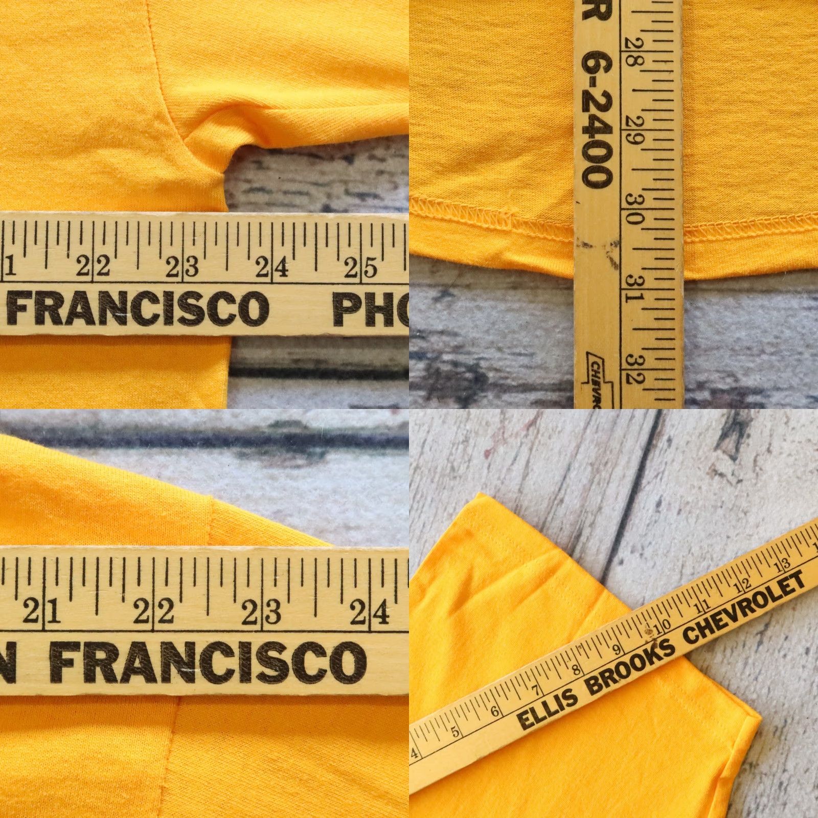 Vintage VINTAGE The Rolling Stones Rio De Janeiro Copacaban Beach Band Tshirt XL Yellow Mens Shirt Band 90s Size US XL / EU 56 / 4 - 8 Thumbnail