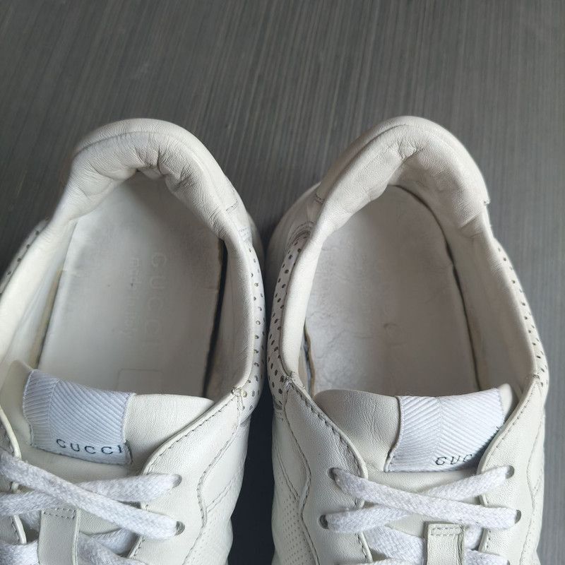 Gucci Gucci GG Print White Casual Sneakers for Men - Size US 9.5 / EU 42-43 - 9 Thumbnail
