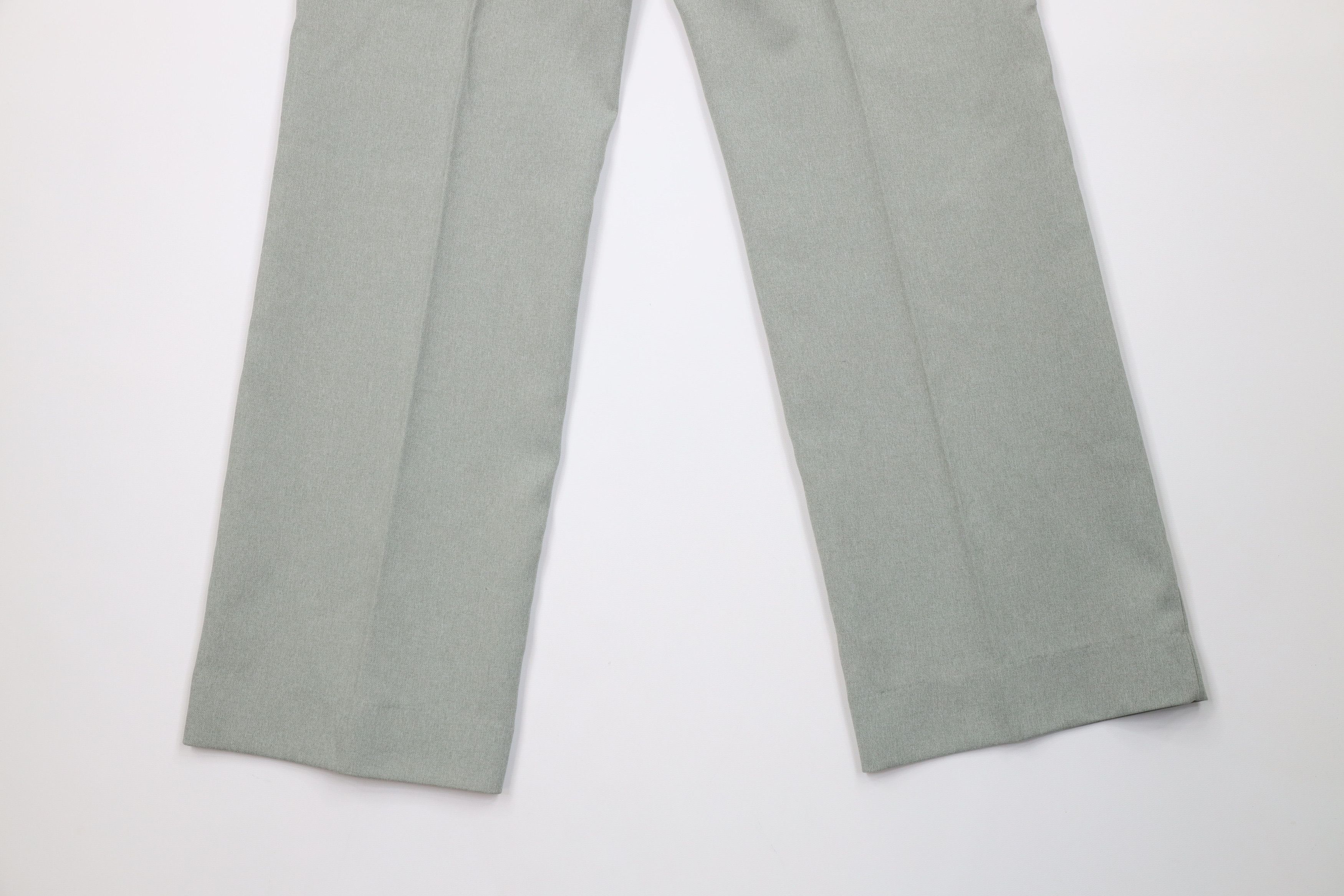 Vintage Vintage 70s Streetwear Wide Leg Chino Pants Light Green USA Size US 32 / EU 48 - 12 Thumbnail