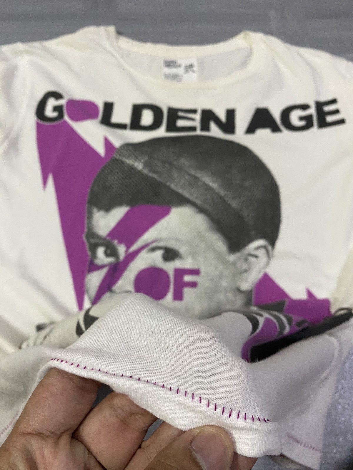 PPFM 2000s PPFM - Printed Baby Face T-Shirt Size US M / EU 48-50 / 2 - 14 Thumbnail