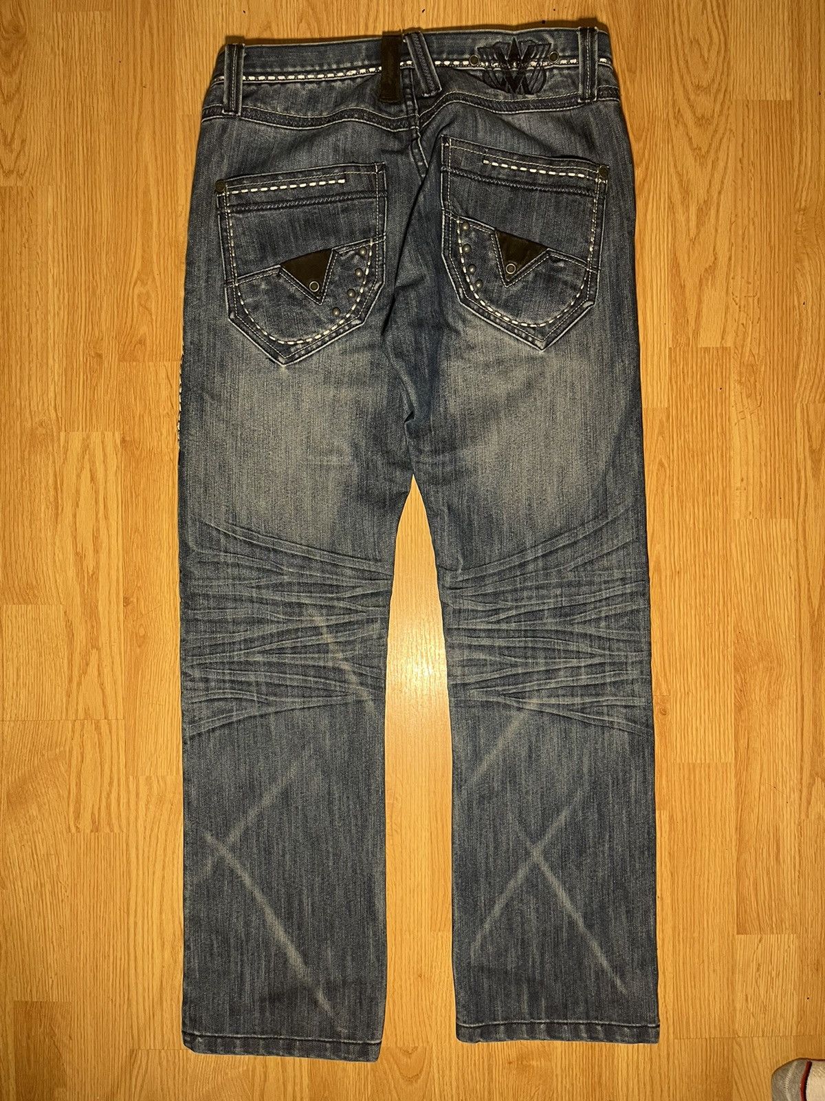 Southpole crazy y2k affliction style baggy jeans Size US 32 / EU 48 - 1 Preview