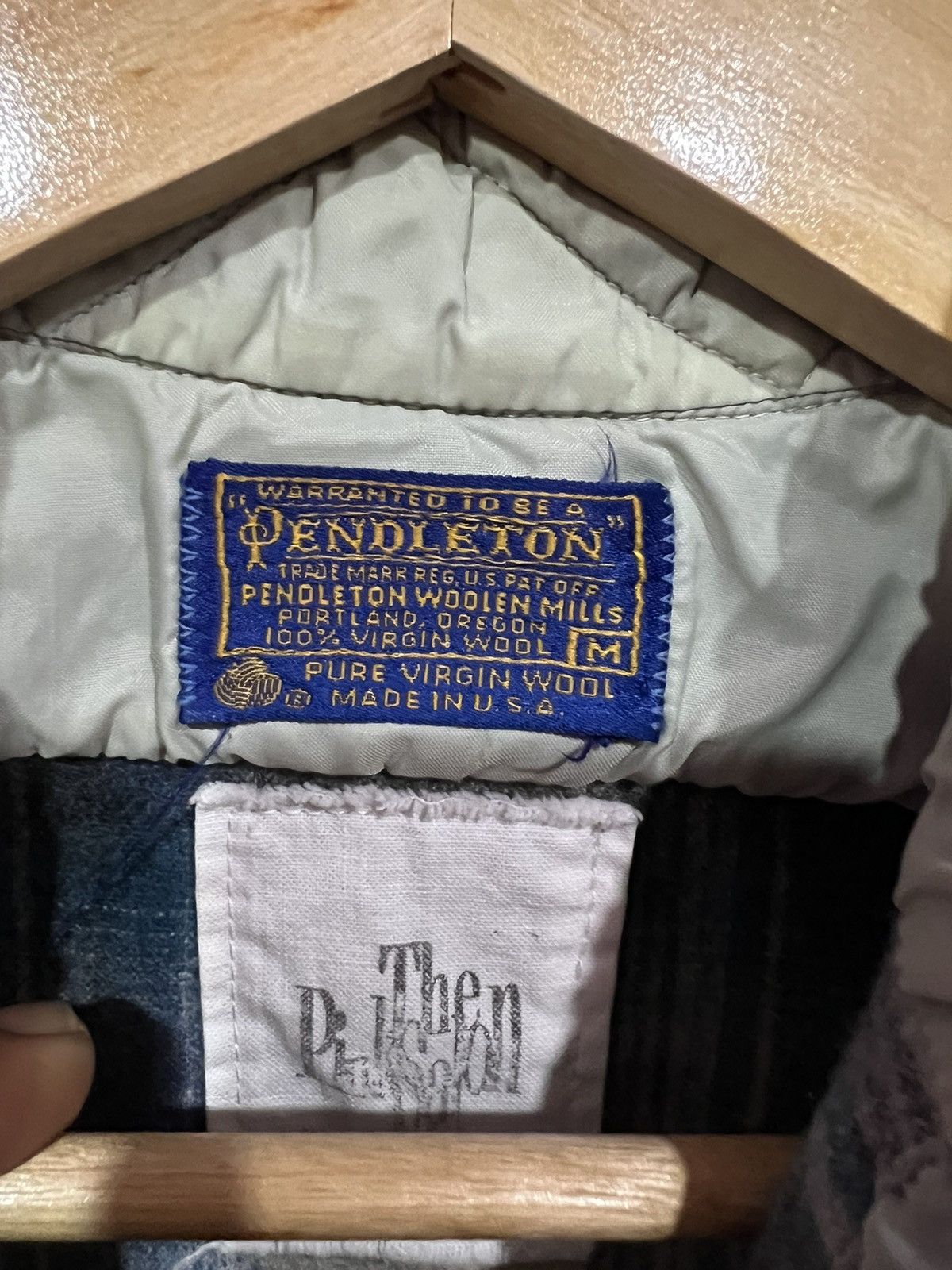 Pendleton × Vintage Pandleton shadow plaid tying waist front dress Size M / US 6-8 / IT 42-44 - 7 Thumbnail