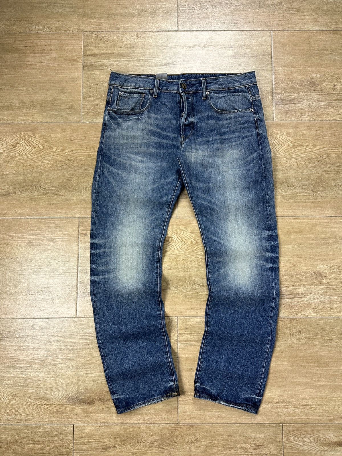 G-Star NEW🏷️ G-Star Raw 3301 Slim Denim Jeans Size US 38 / EU 54 - 1 Thumbnail