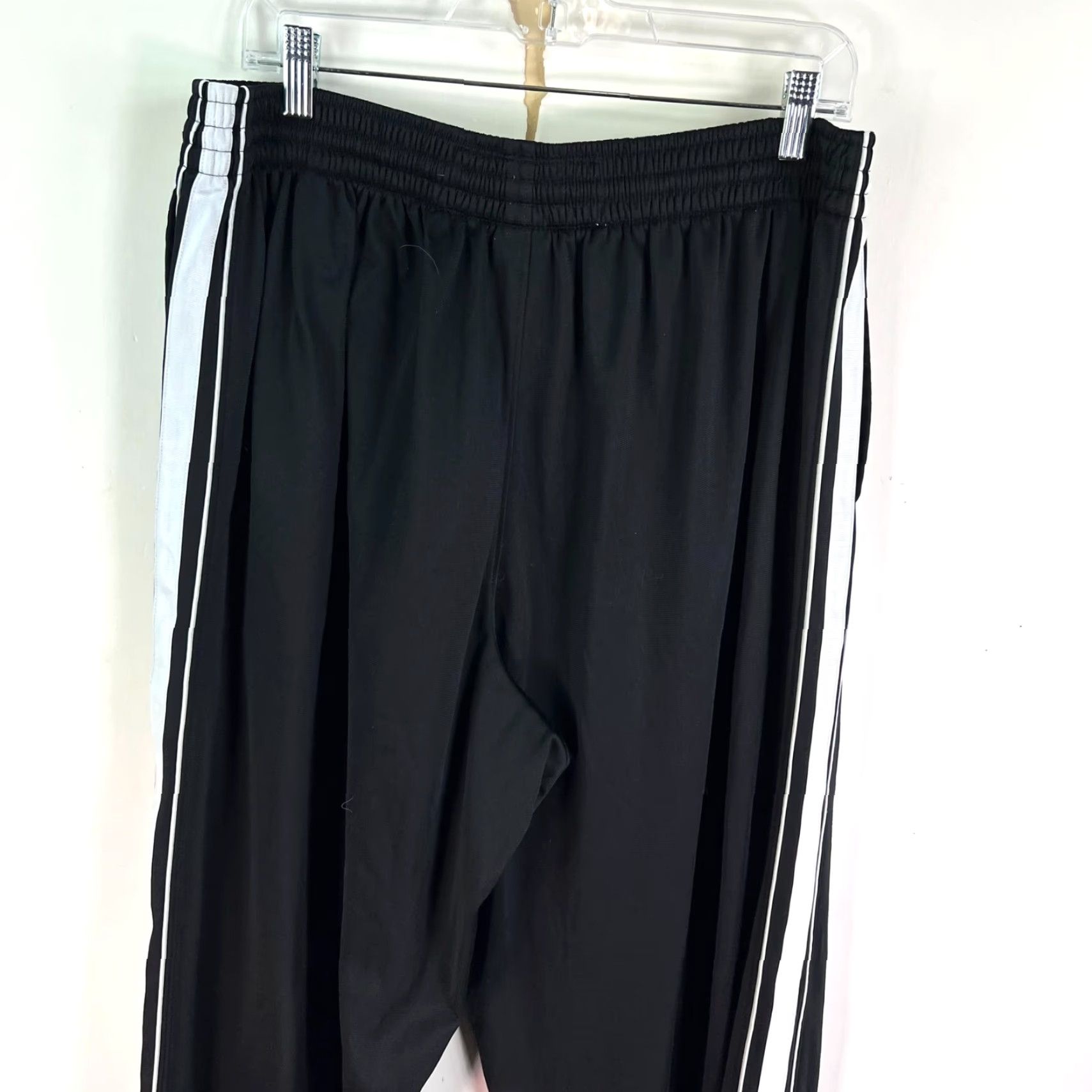 Nike Nike Basketball Striped Warmup Pants Mens XL Black 34x32 Pockets Athletic Casual Nike Training Size US 36 / EU 52 - 7 Thumbnail