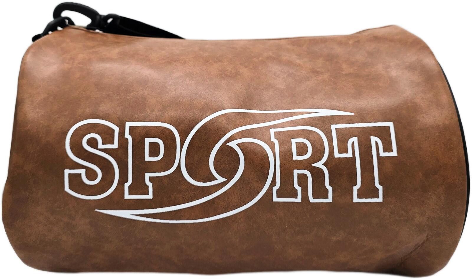 Genetic Manipulation Shinichiro Kuriya Brown Sport Barrel Duffel Bag with Adjustable Strap Size ONE SIZE - 1 Thumbnail