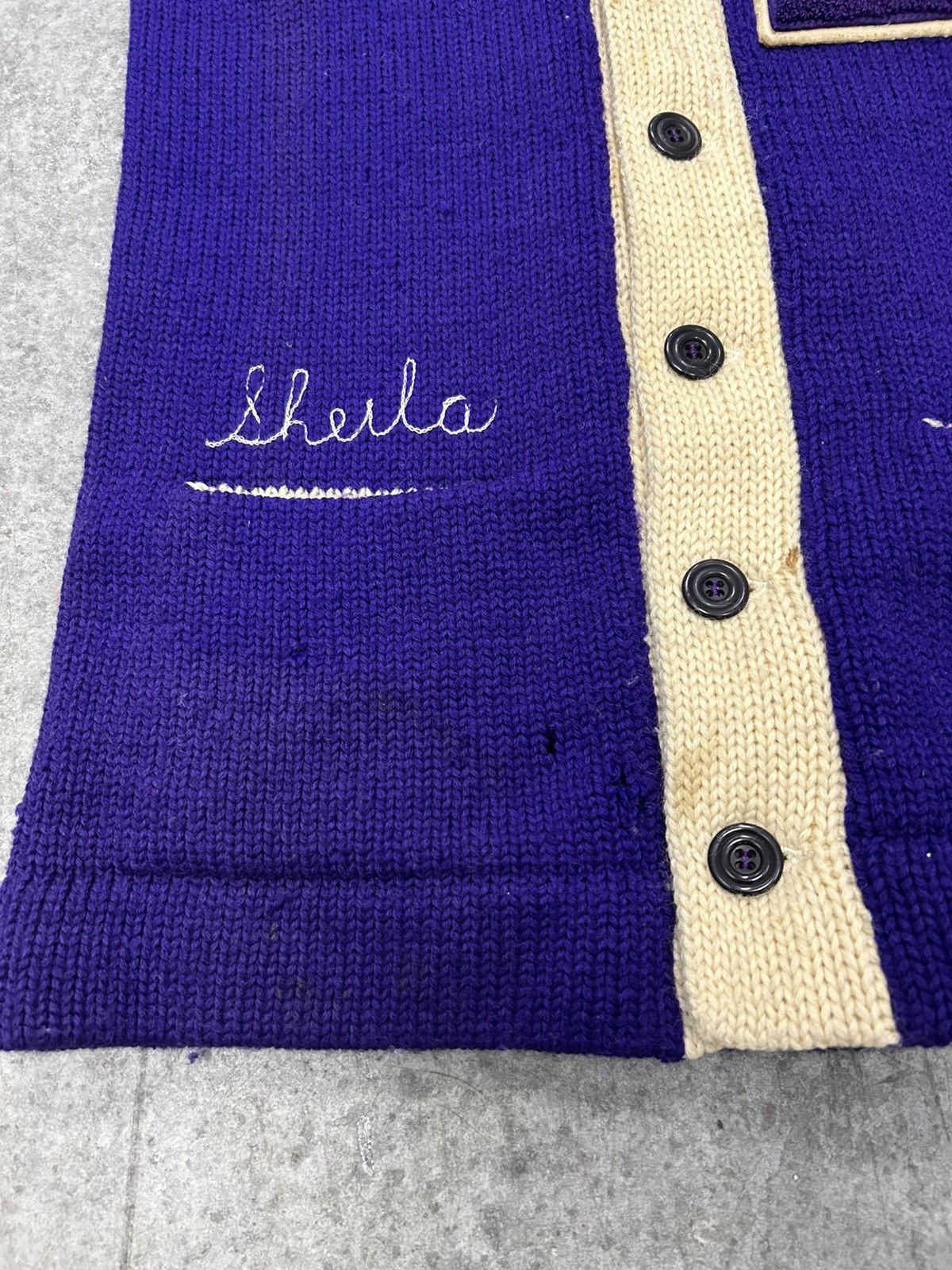 Vintage True vintage cardigan purple 70s Size US M / EU 48-50 / 2 - 7 Thumbnail