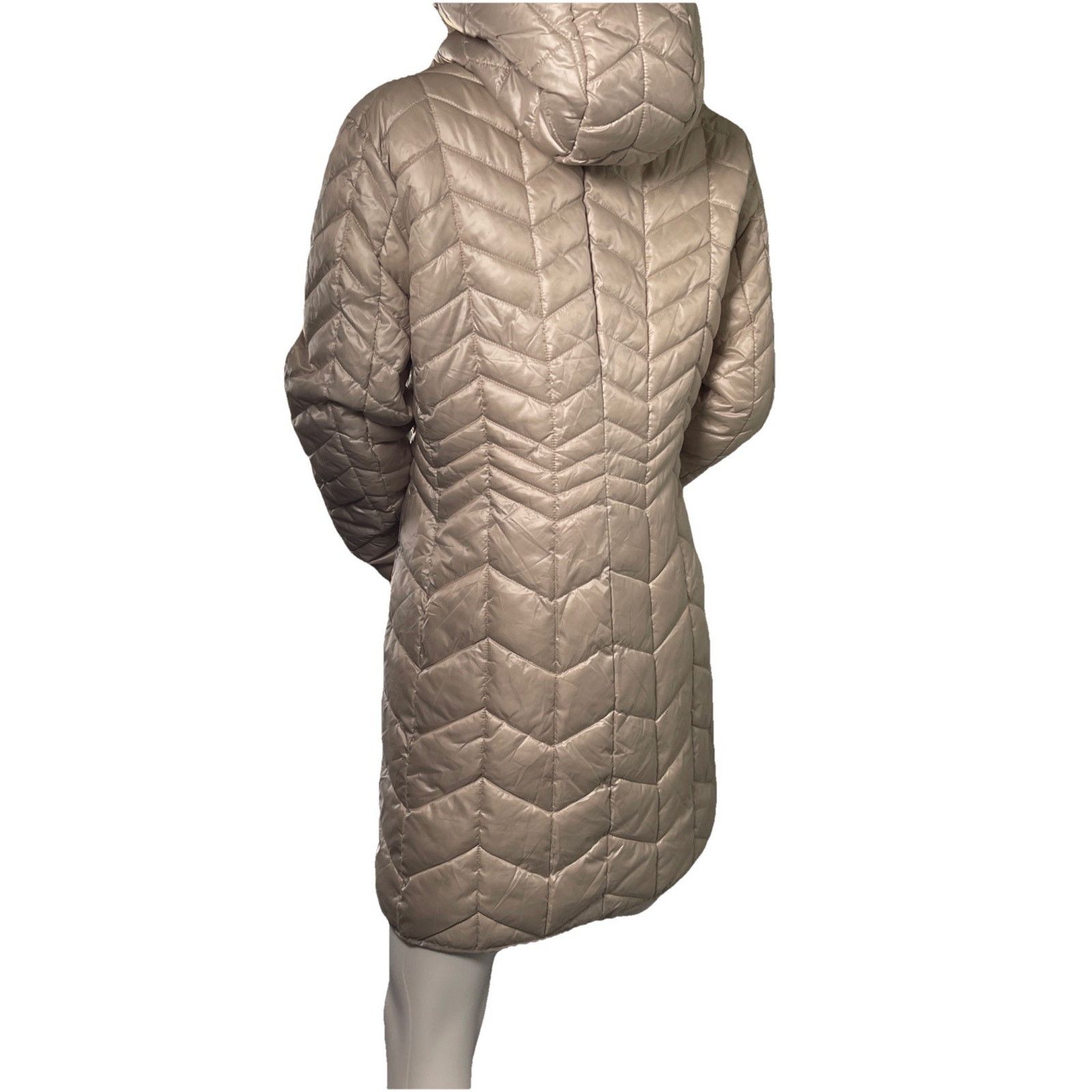 Kenneth Cole Kenneth Cole Hooded Puffer Coat Golden Size Large Coat Size M / US 6-8 / IT 42-44 - 5 Thumbnail