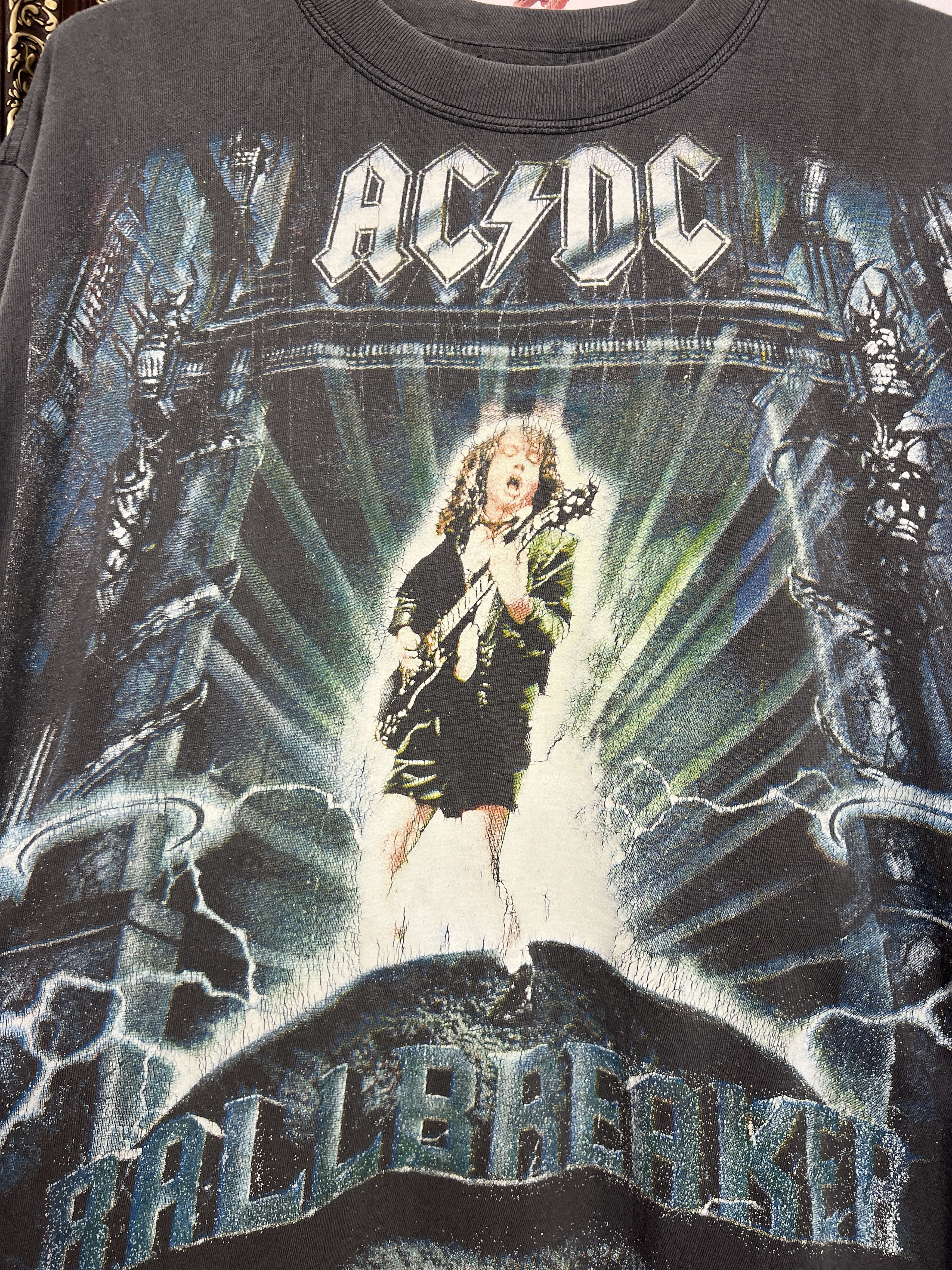 Vintage Vintage 90's Ac/Dc Ballbreaker Tour Concert Band Tee Shirt Size US M / EU 48-50 / 2 - 3 Thumbnail