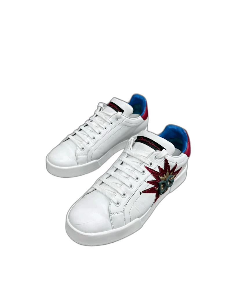 Dolce & Gabbana D&G Dolce Gabbana White Sneakers Size 39 Size US 8 / EU 41 - 1 Thumbnail