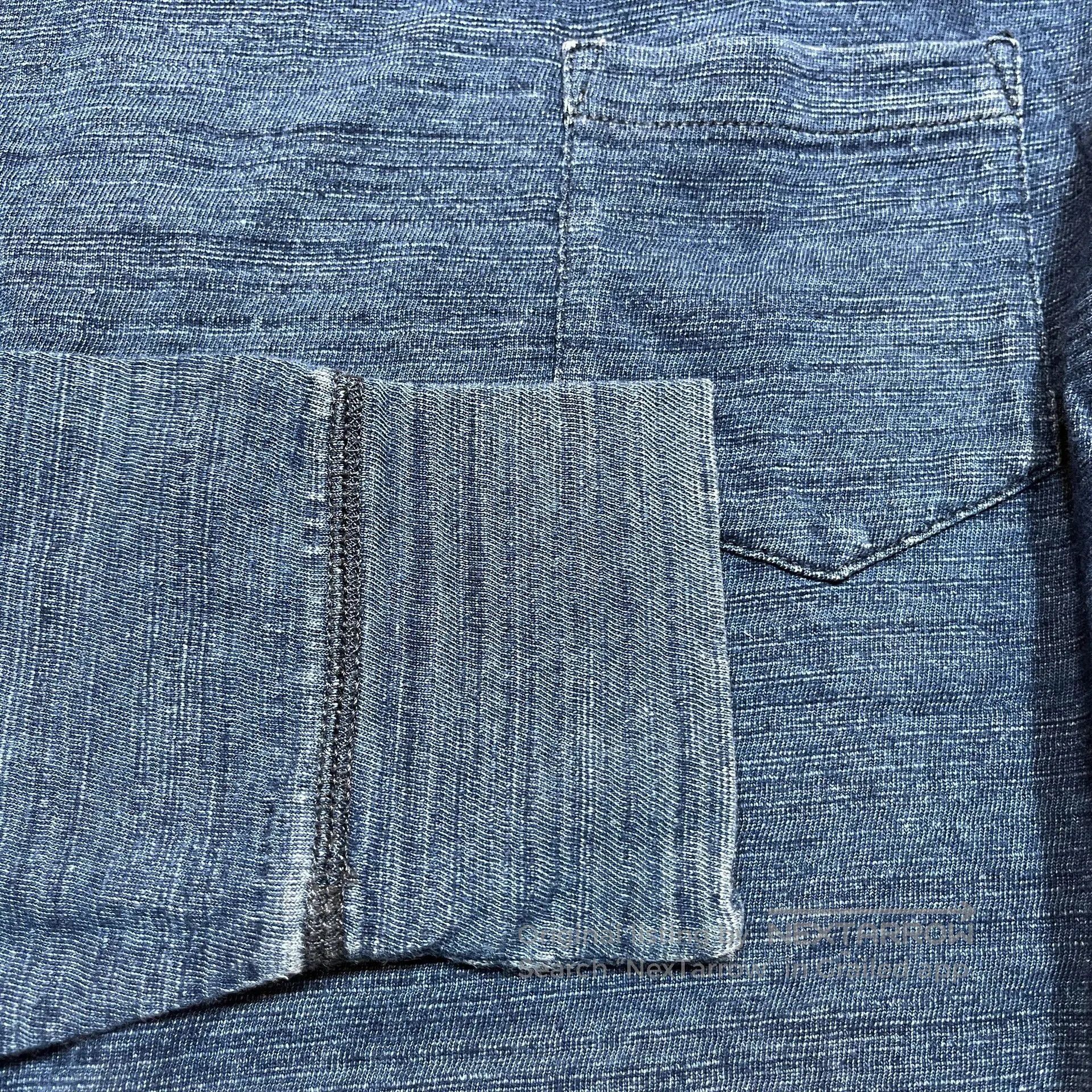 RRL Ralph Lauren Vintage Blue Dye Base Layer Shirt. Size US S / EU 44-46 / 1 - 5 Thumbnail