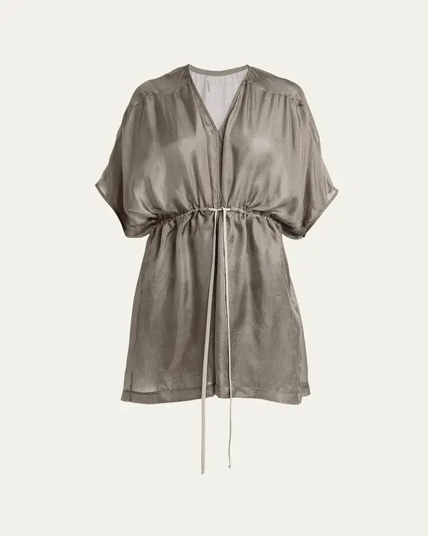 Rick Owens o1y0126 Mini Dress in Gray Size S / US 4 / IT 40 - 1 Thumbnail