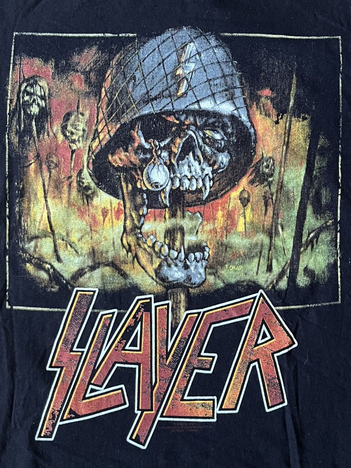 Band Tees Slayer band tshirt live in Europe Tour 2008 Size US S / EU 44-46 / 1 - 9 Thumbnail