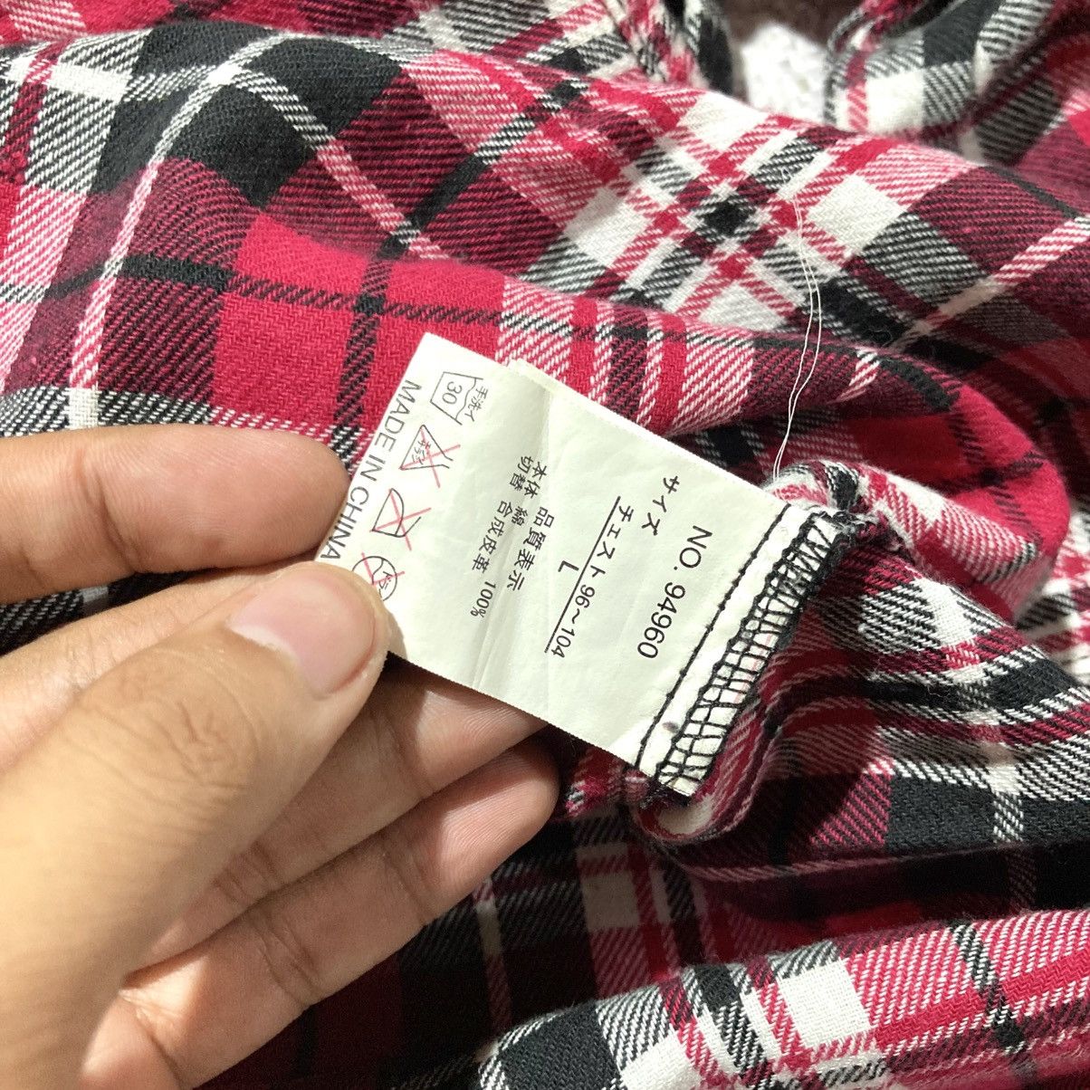 In The Attic 2000s In The Attic Plaid Flanel Button Shirt Punk Lgb Style Size US M / EU 48-50 / 2 - 16 Thumbnail