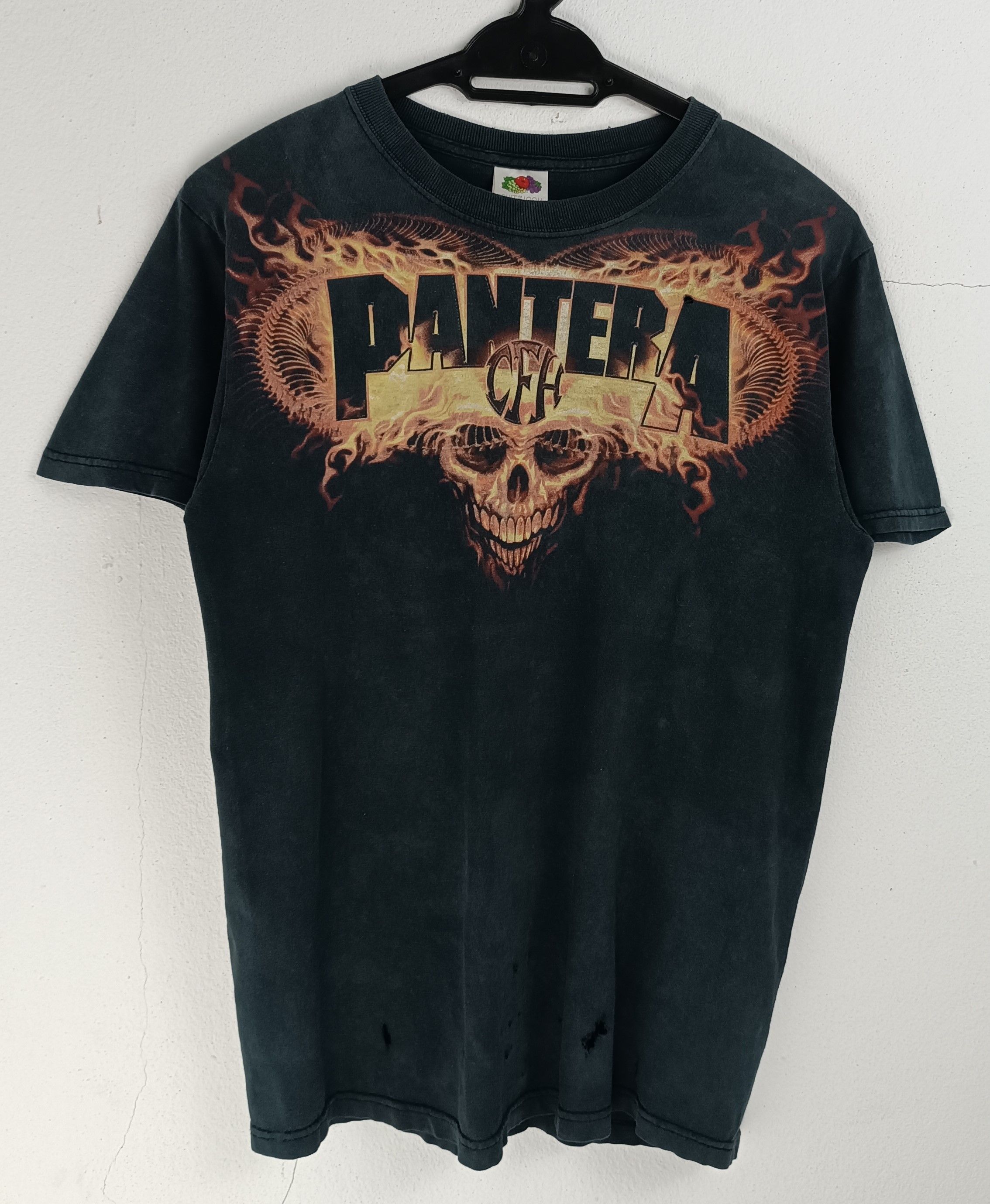 Band Tees THRASHED FADED VINTAGE 2000s PANTERA COWBOYS FROM HELL TEE Size US S / EU 44-46 / 1 - 3 Thumbnail