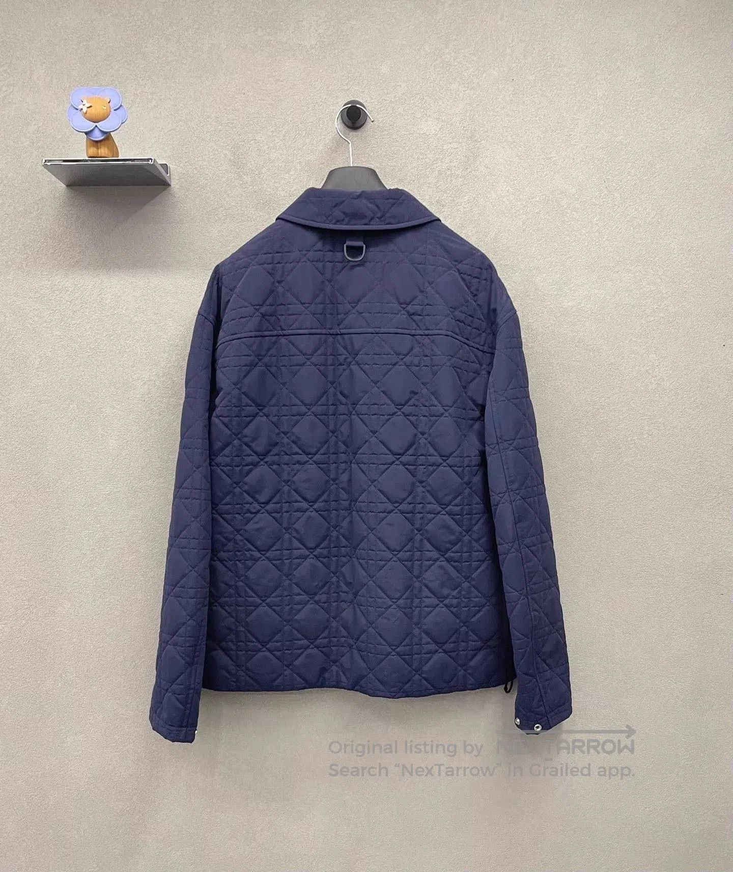 Dior Blue Quilted Light Jacket Size M. Size US M / EU 48-50 / 2 - 2 Thumbnail