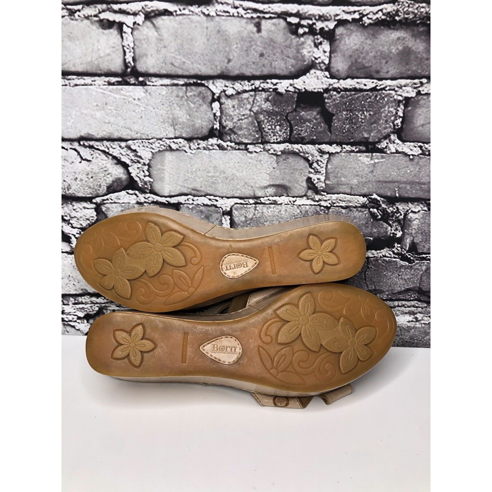Born Born Light Pink Leather Platform High Wedge Strap Sandals Wo Size US 11 / IT 41 - 6 Thumbnail